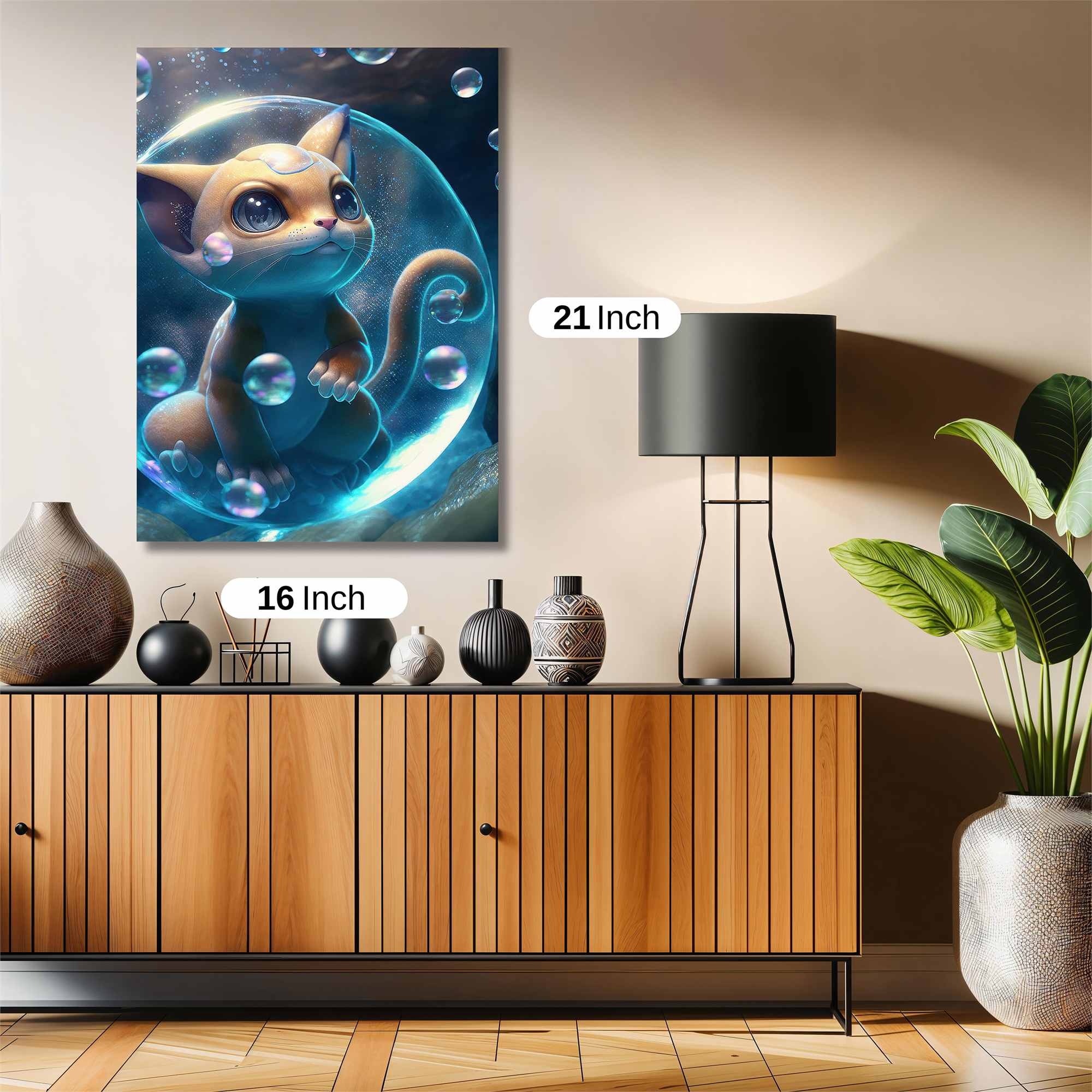 Kitten Serenity Safe Wall Magnetic / M