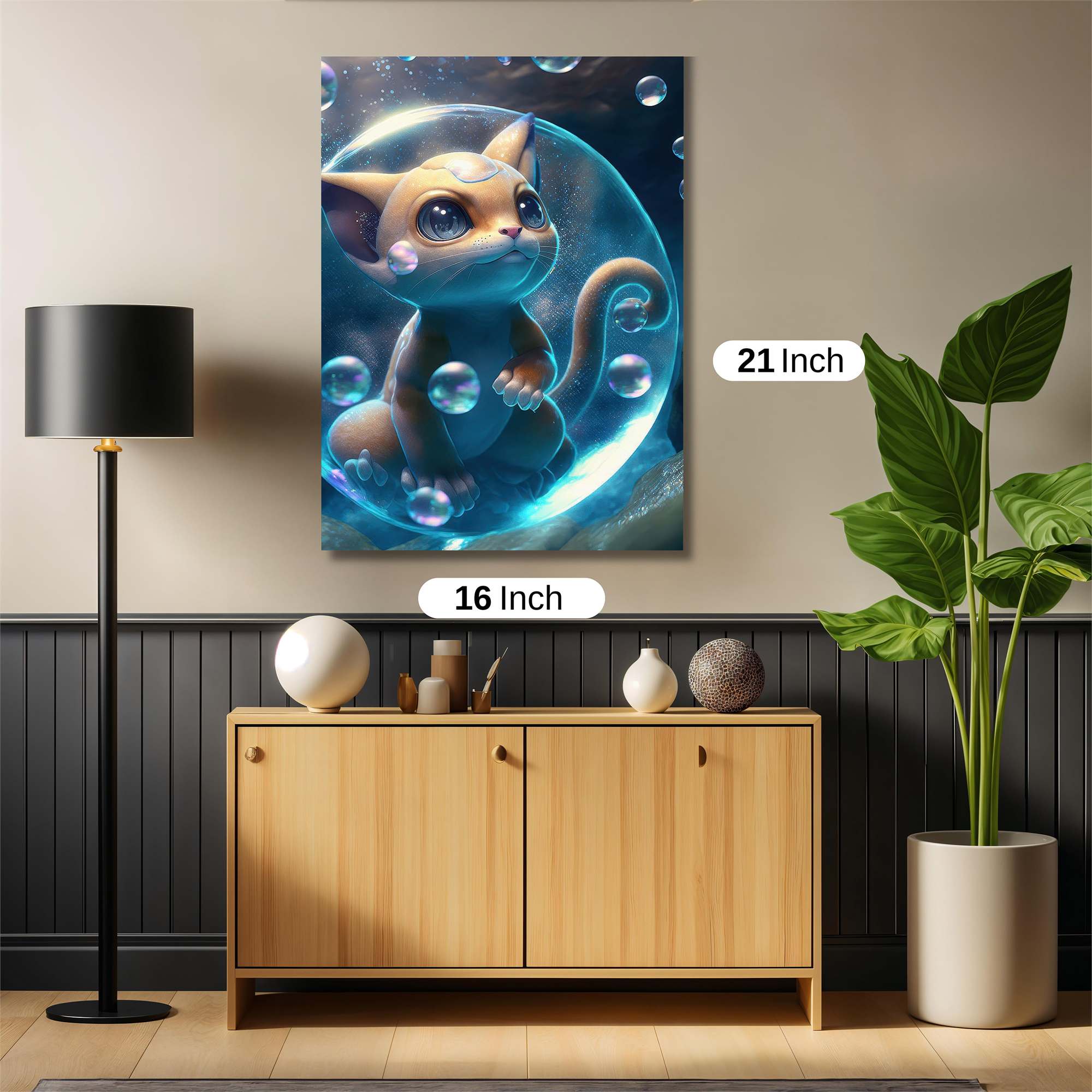 Kitten Serenity Safe Wall Magnetic / M