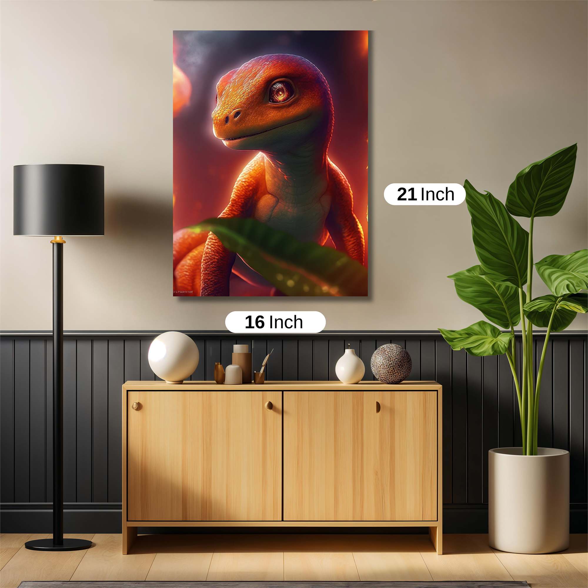 Charmander Blaze Safe Wall Magnetic / M