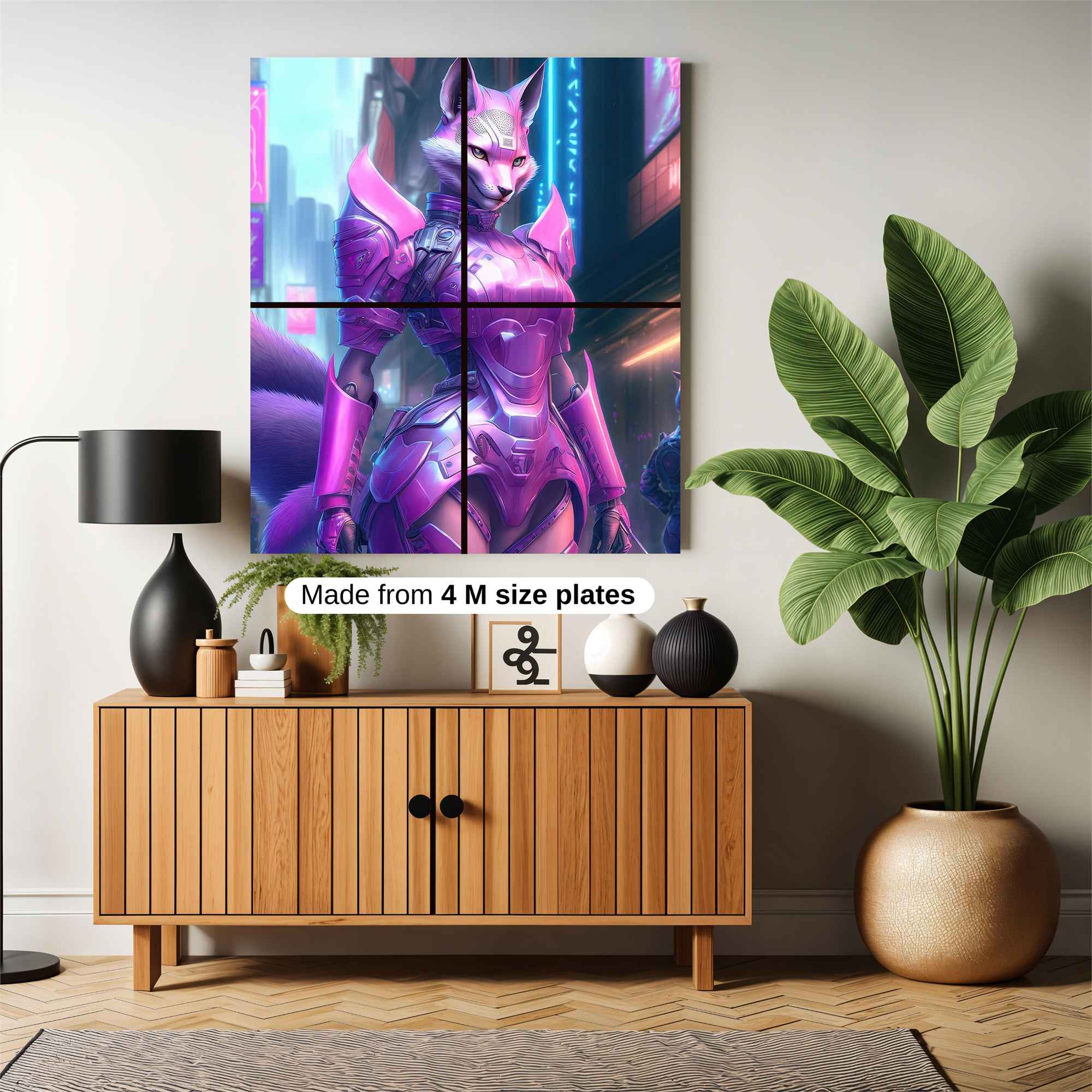 Cyber Fox Safe Wall Magnetic / M