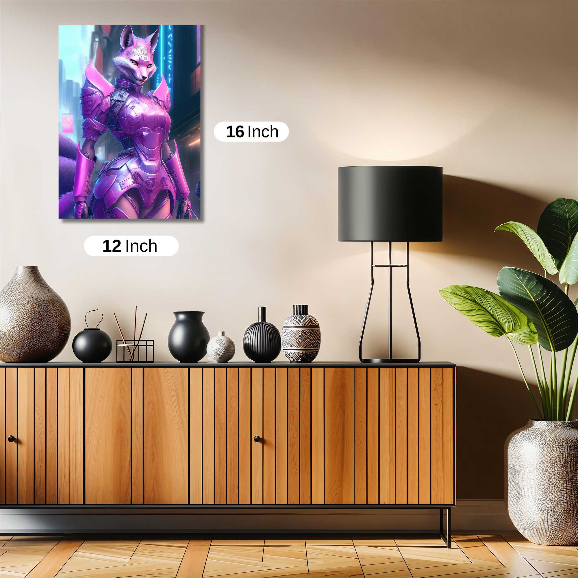 Cyber Fox Safe Wall Magnetic / M