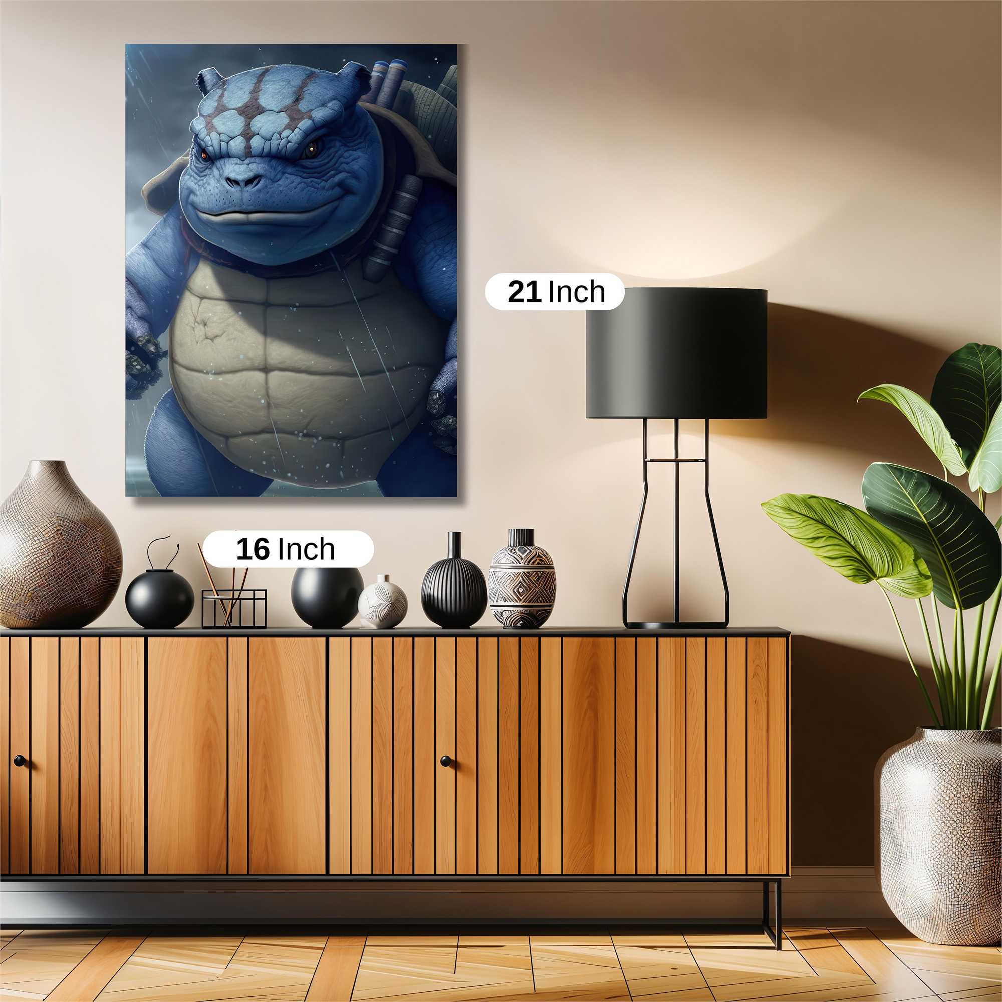Blastoise Brooding Safe Wall Magnetic / M