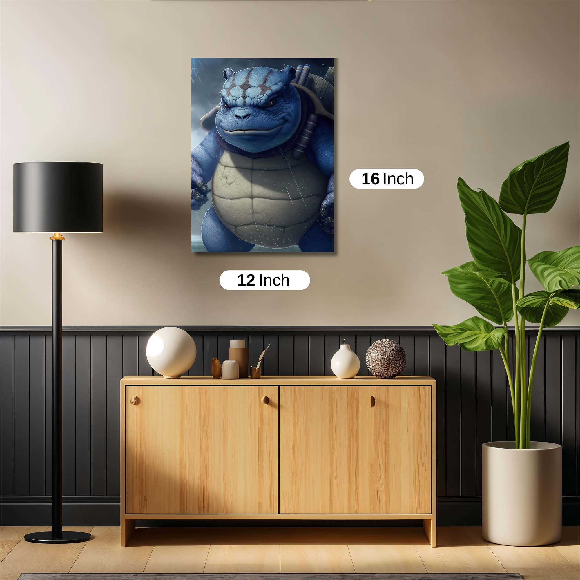 Blastoise Brooding Safe Wall Magnetic / M