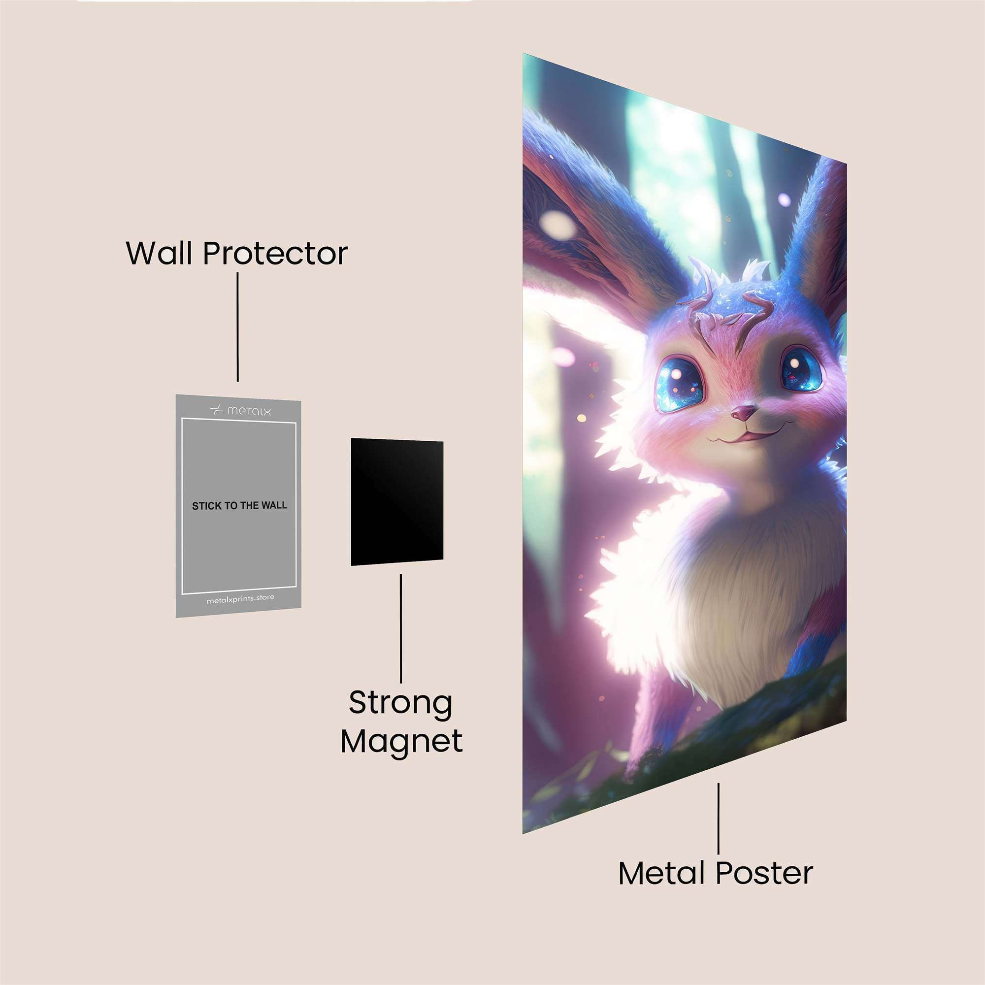 Sylveon Serene Safe Wall Magnetic / M