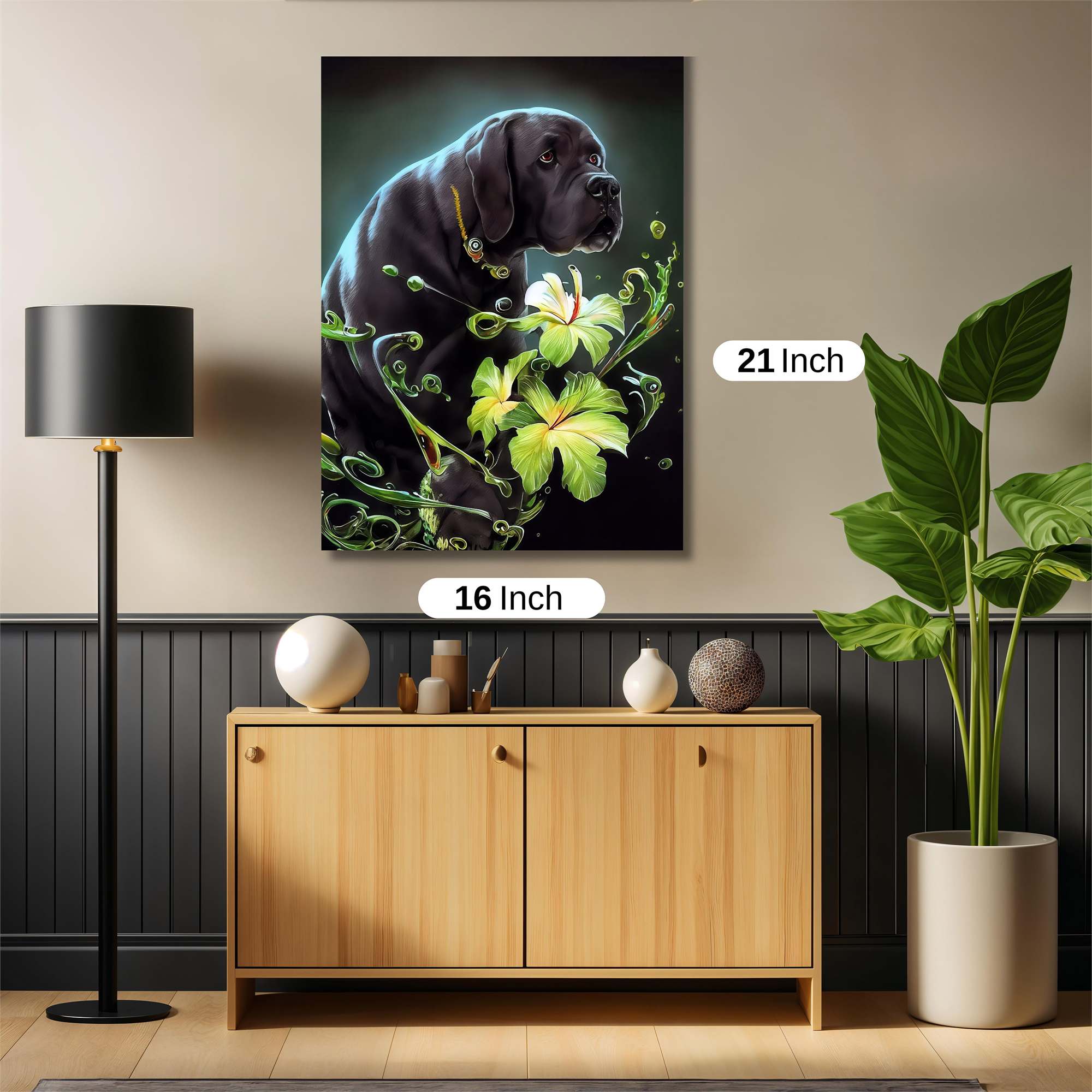 Dog Blossom Safe Wall Magnetic / M