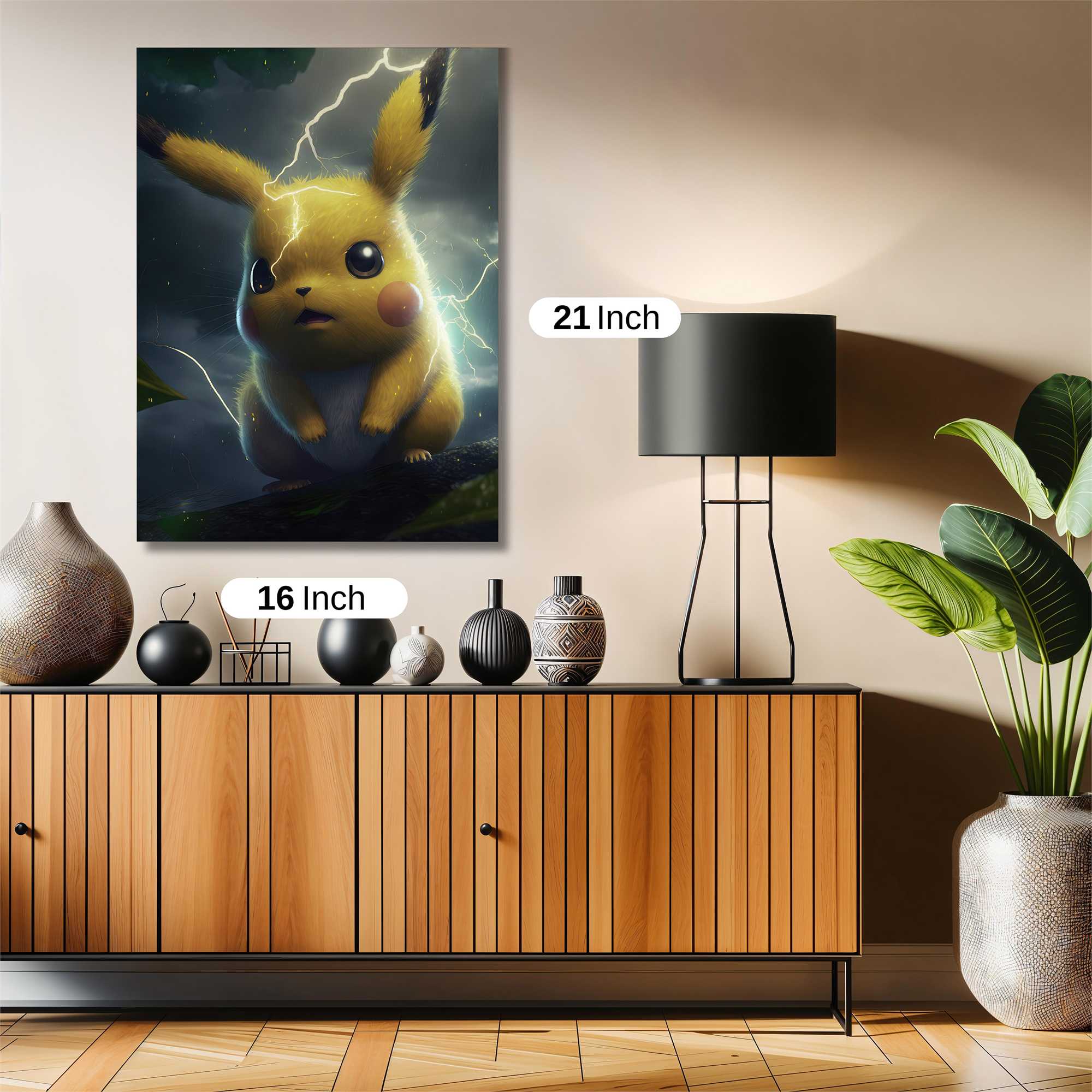 Pikachu Thunderstruck Safe Wall Magnetic / M