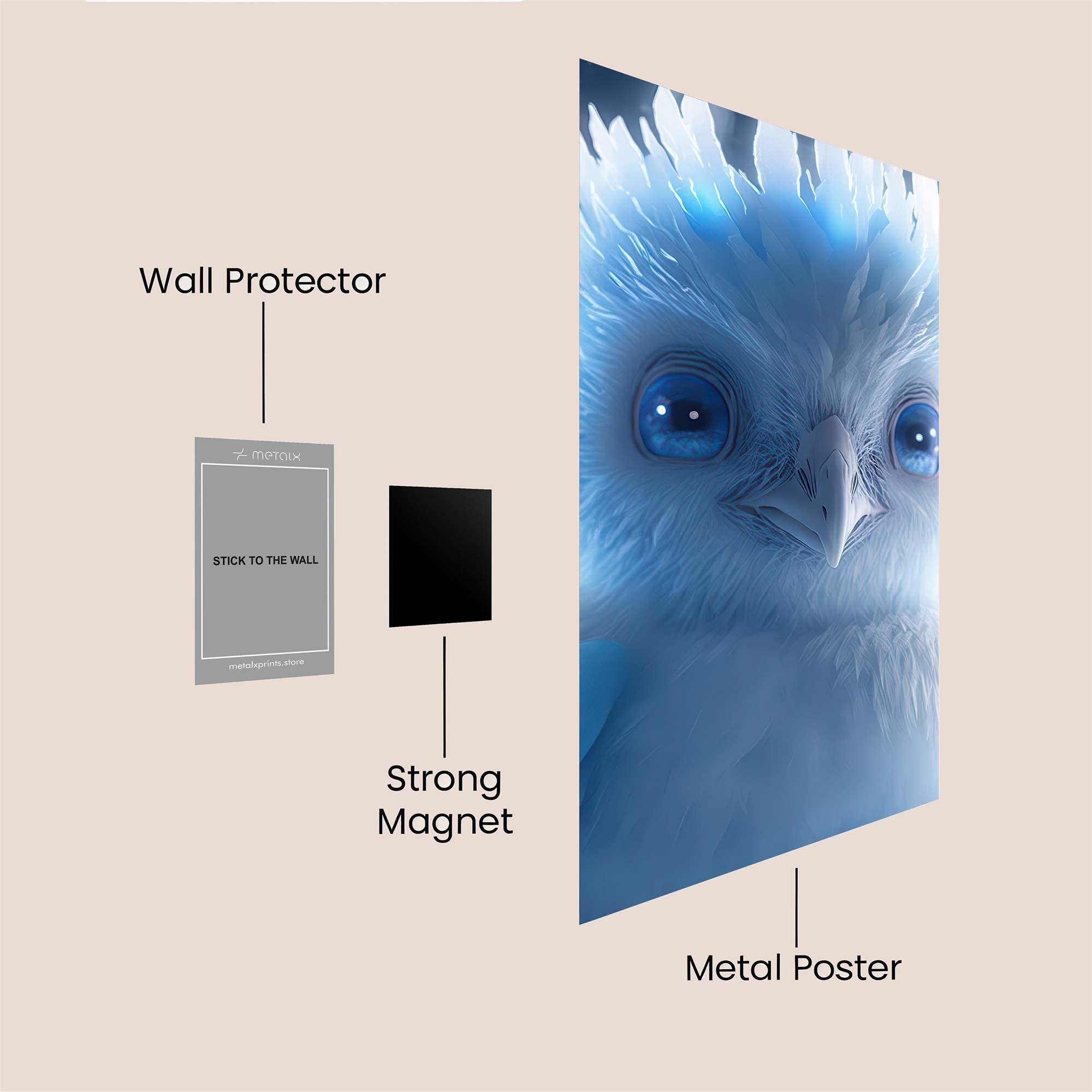 Baby Blizzard Safe Wall Magnetic / M