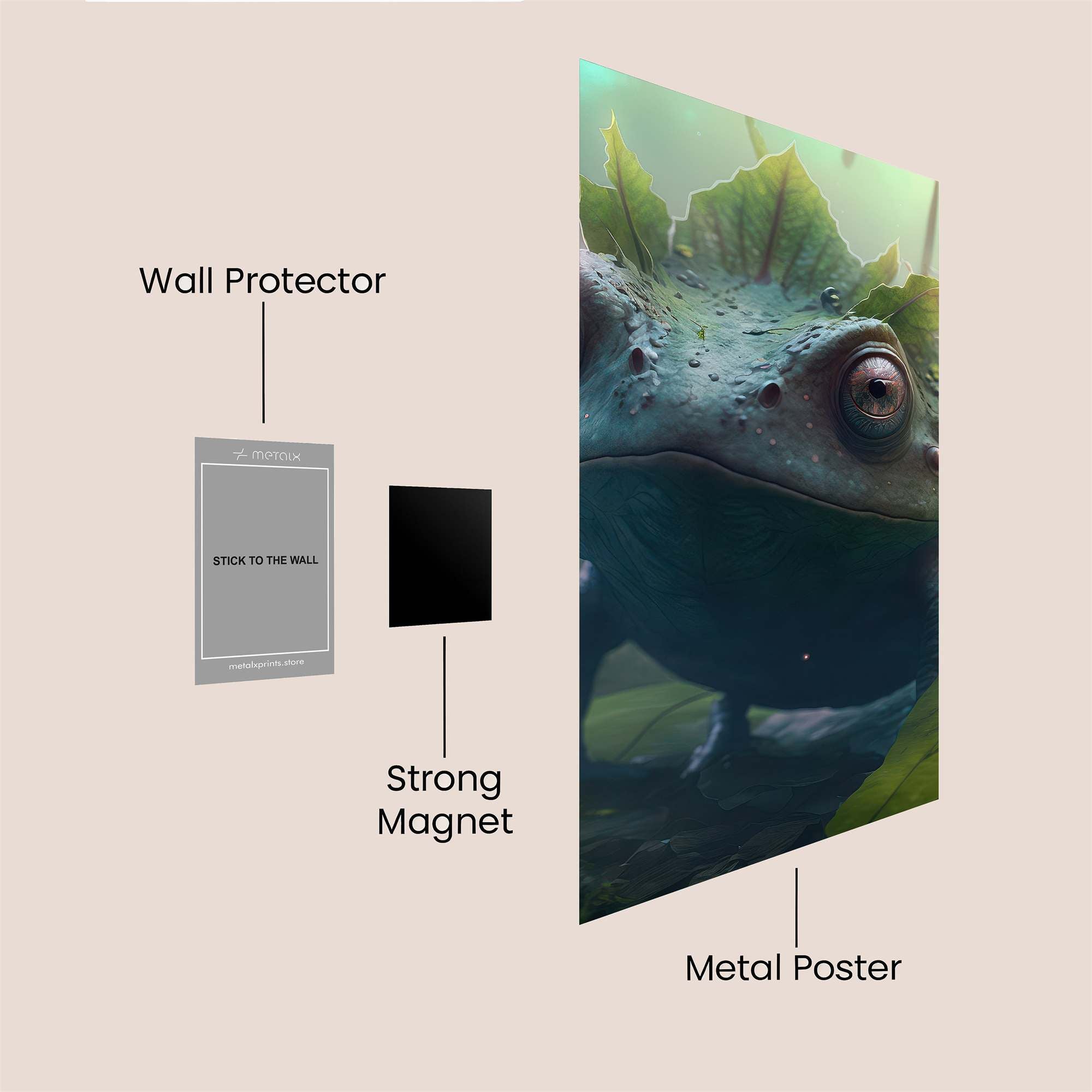 Leafy Whimsy Safe Wall Magnetic / M