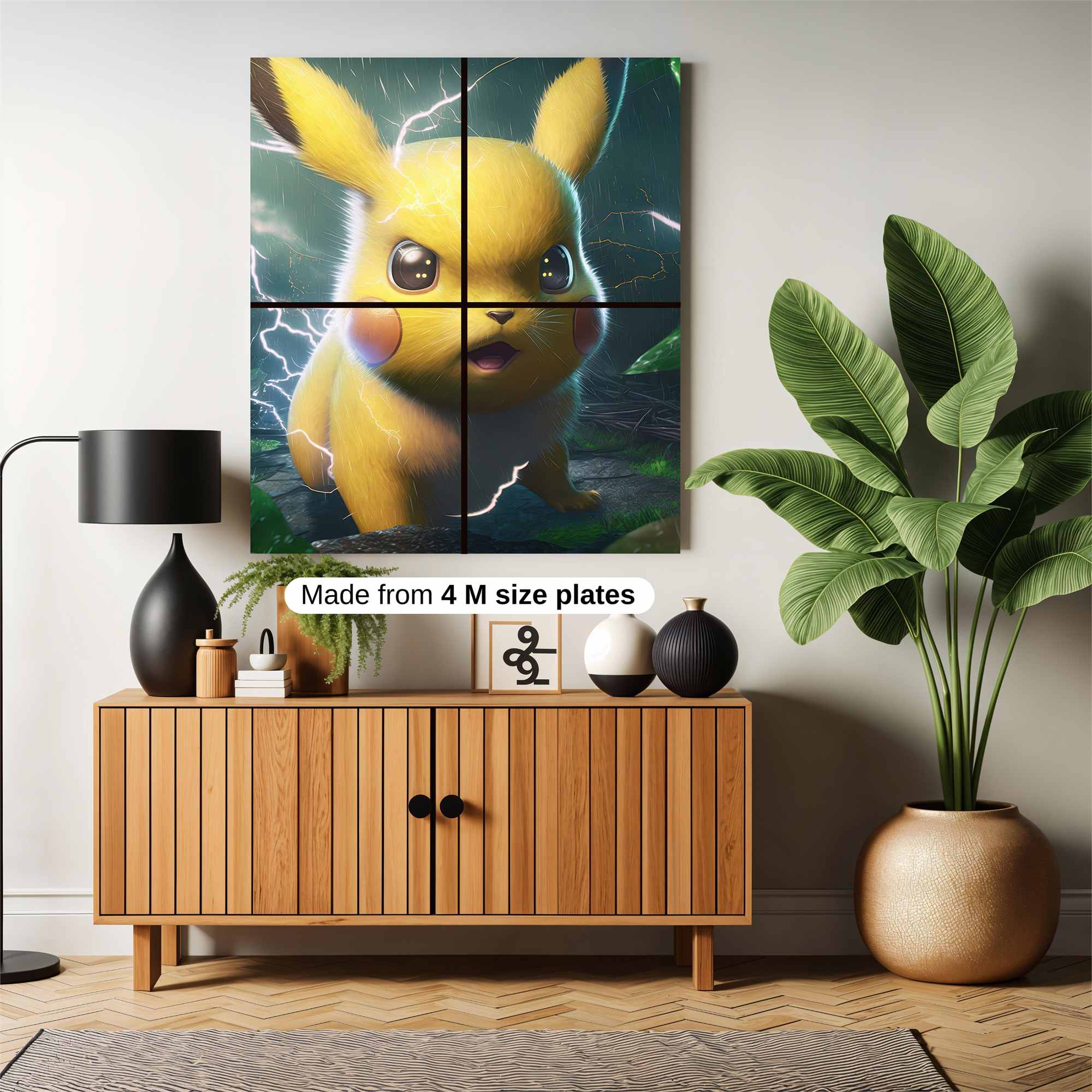 Pikachu Peril Safe Wall Magnetic / M