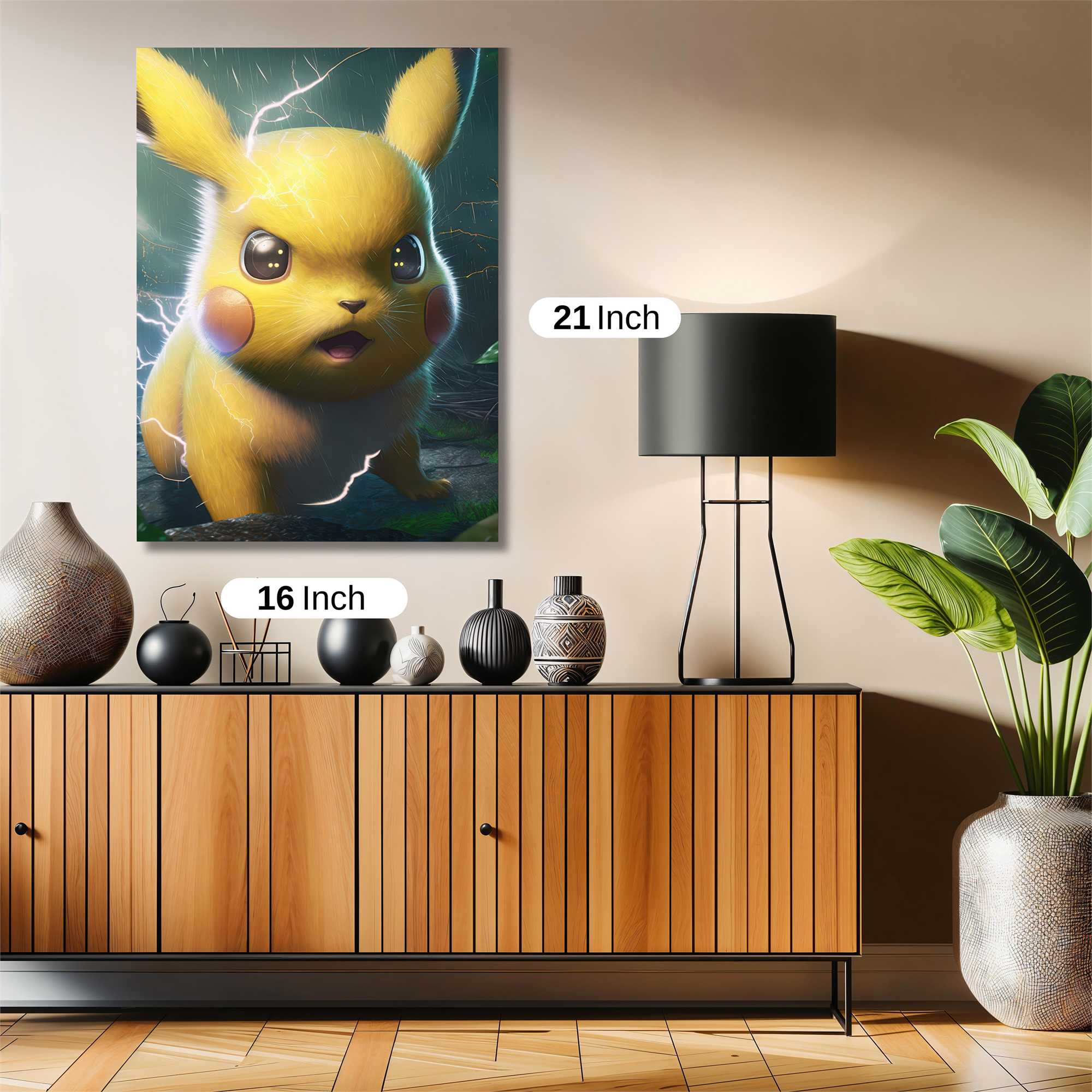 Pikachu Peril Safe Wall Magnetic / M