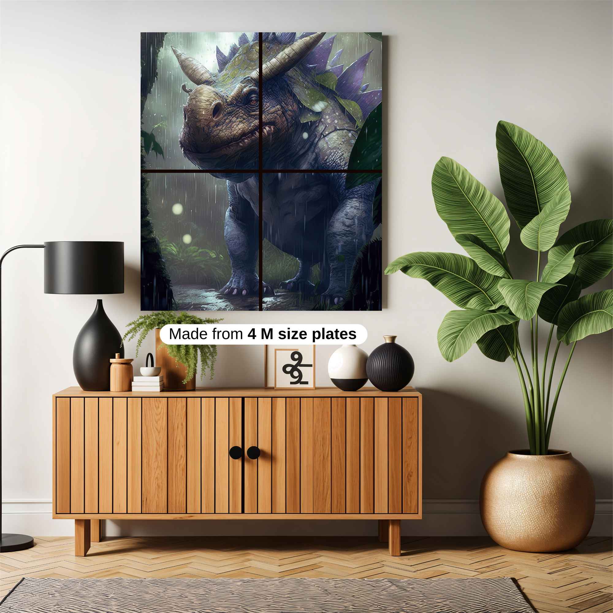 Dino Drizzle Safe Wall Magnetic / M