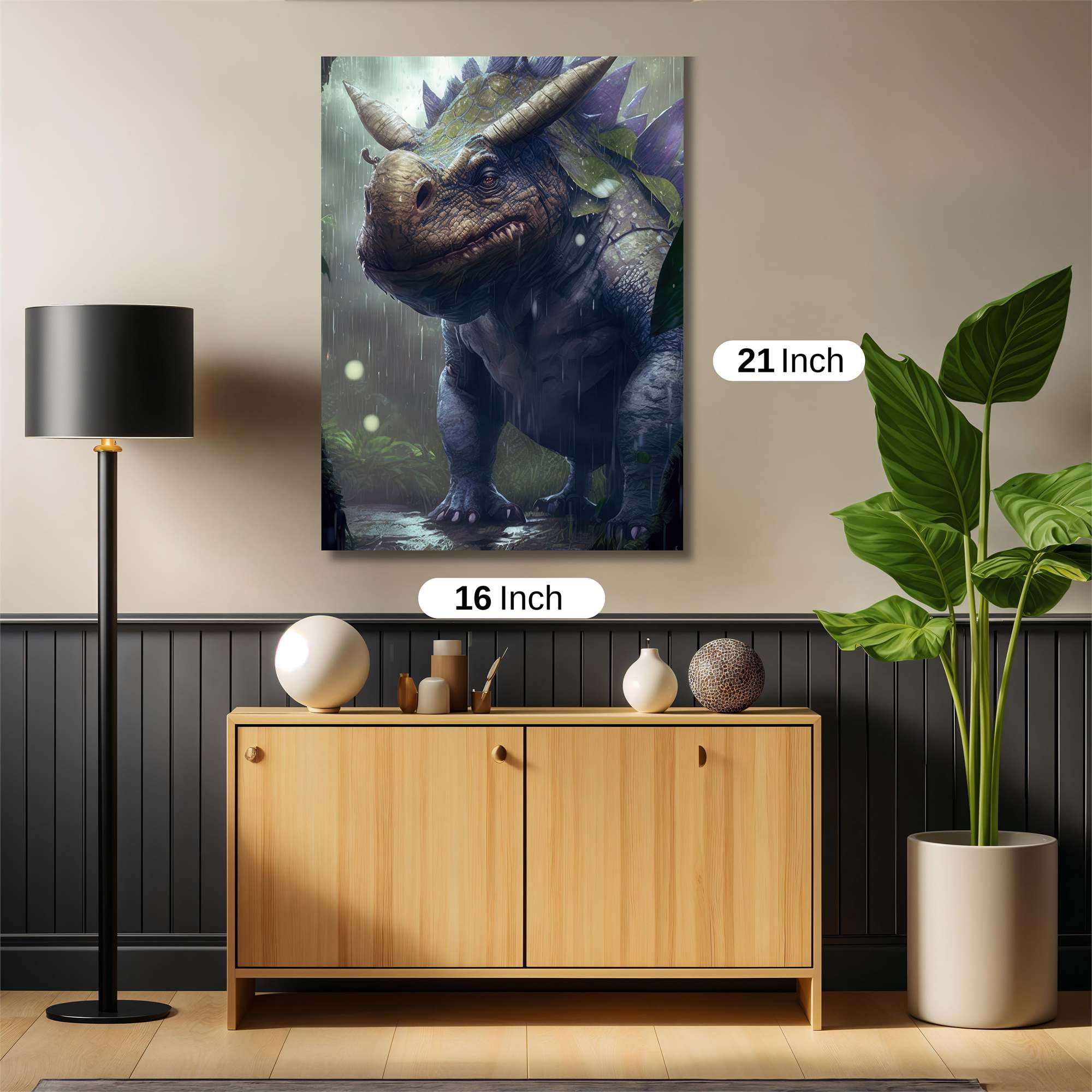 Dino Drizzle Safe Wall Magnetic / M