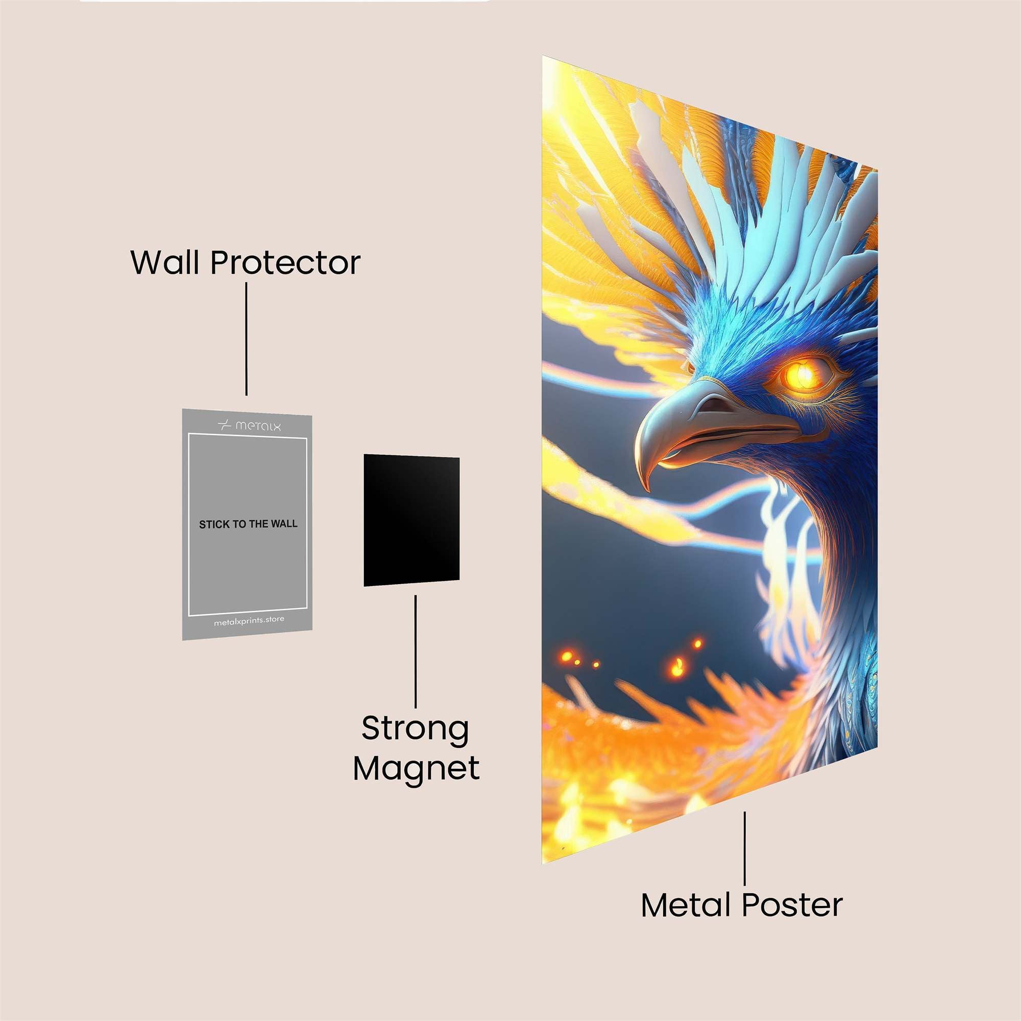 Phoenix Radiant Safe Wall Magnetic / M