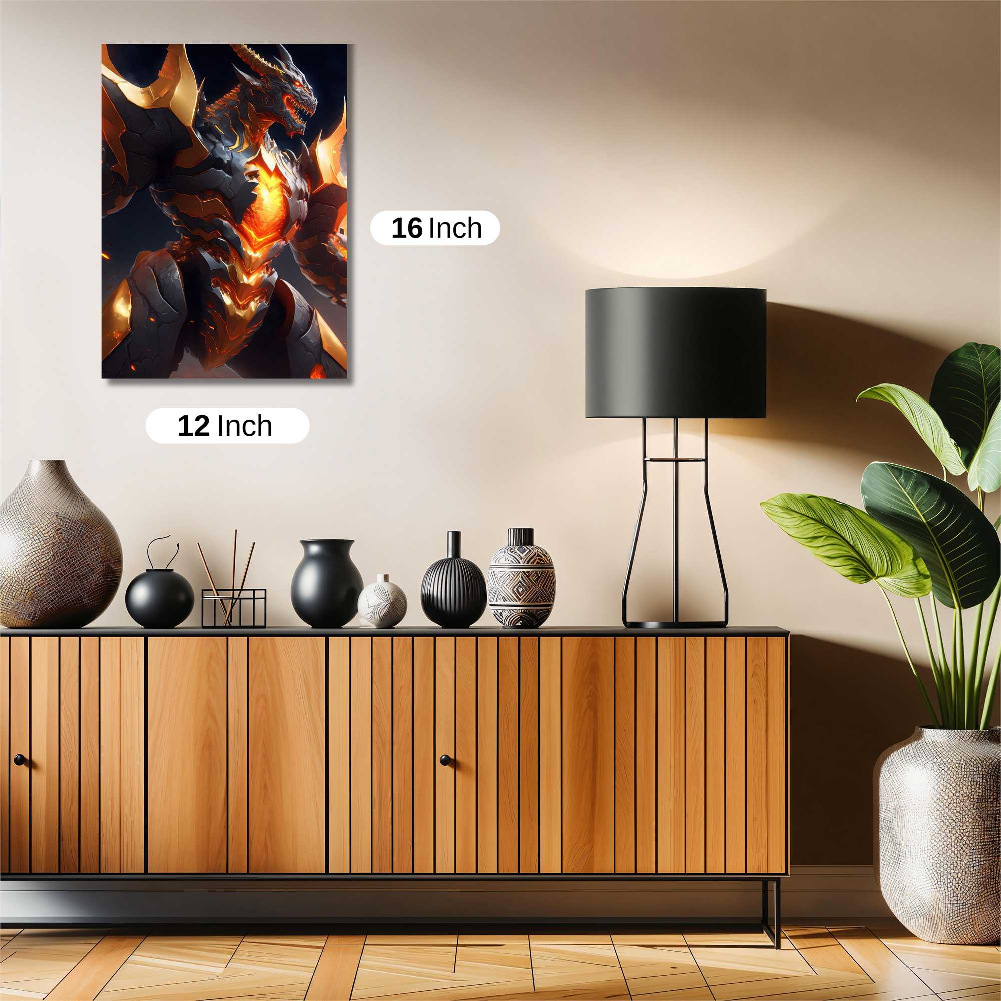 Dragon Fury Safe Wall Magnetic / M