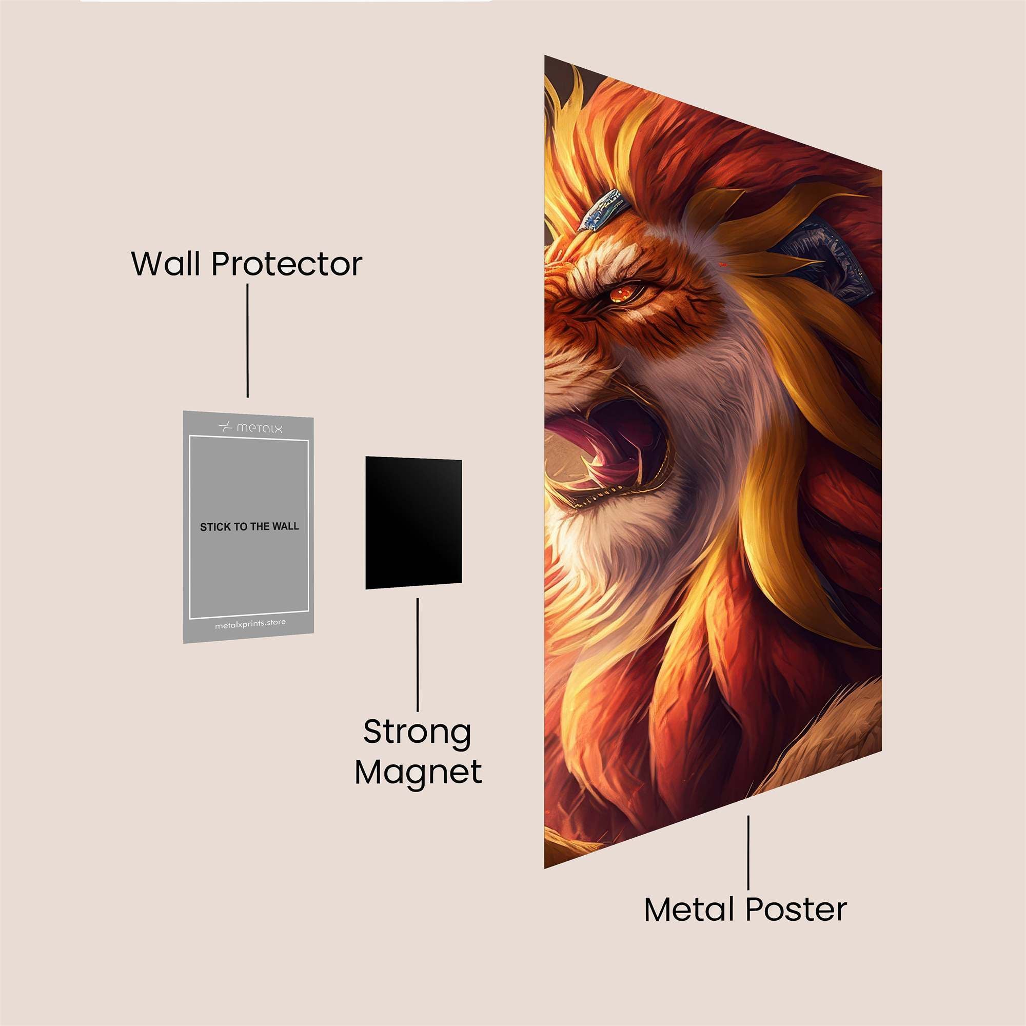 Flare Majesty Safe Wall Magnetic / M