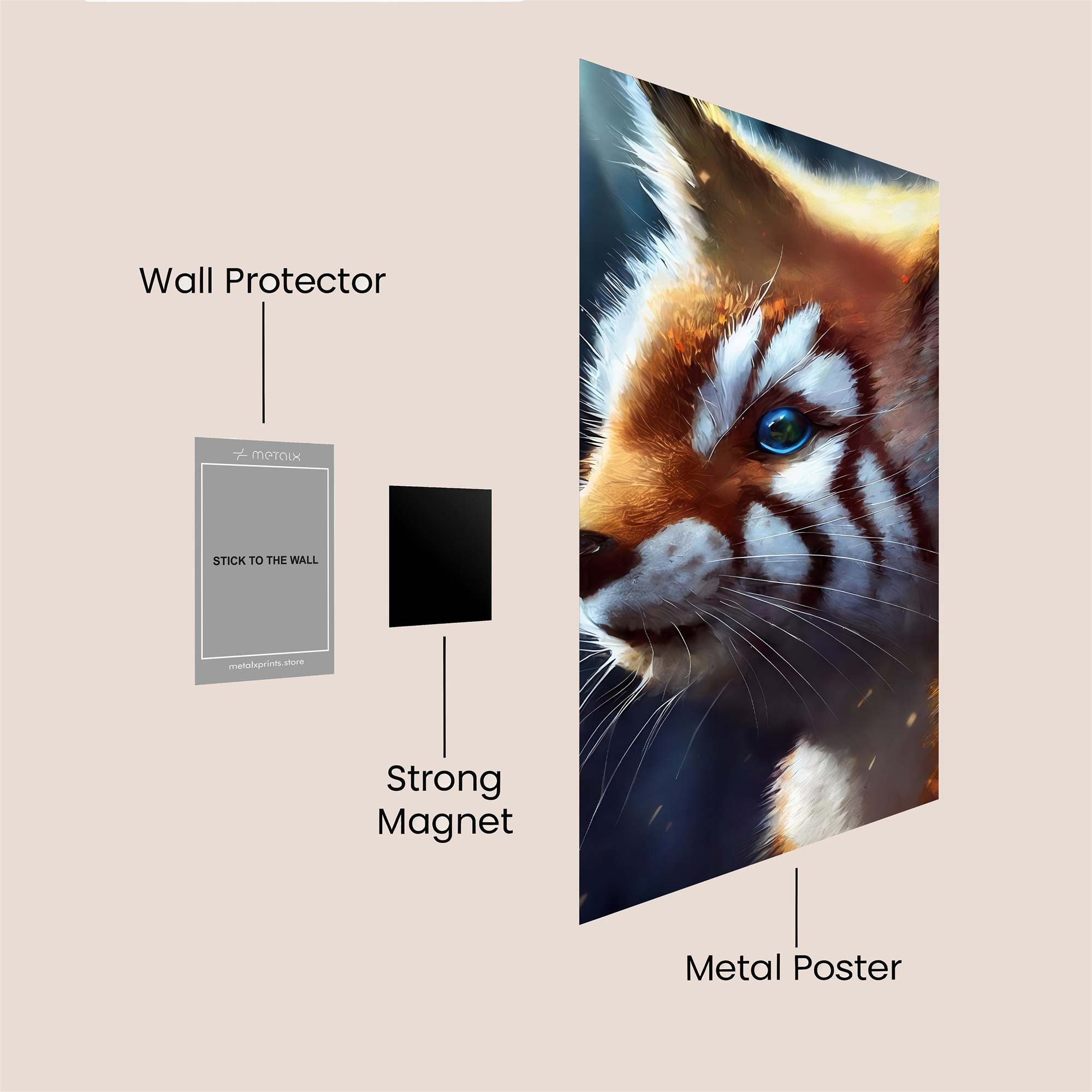 Fox Enigma Safe Wall Magnetic / M