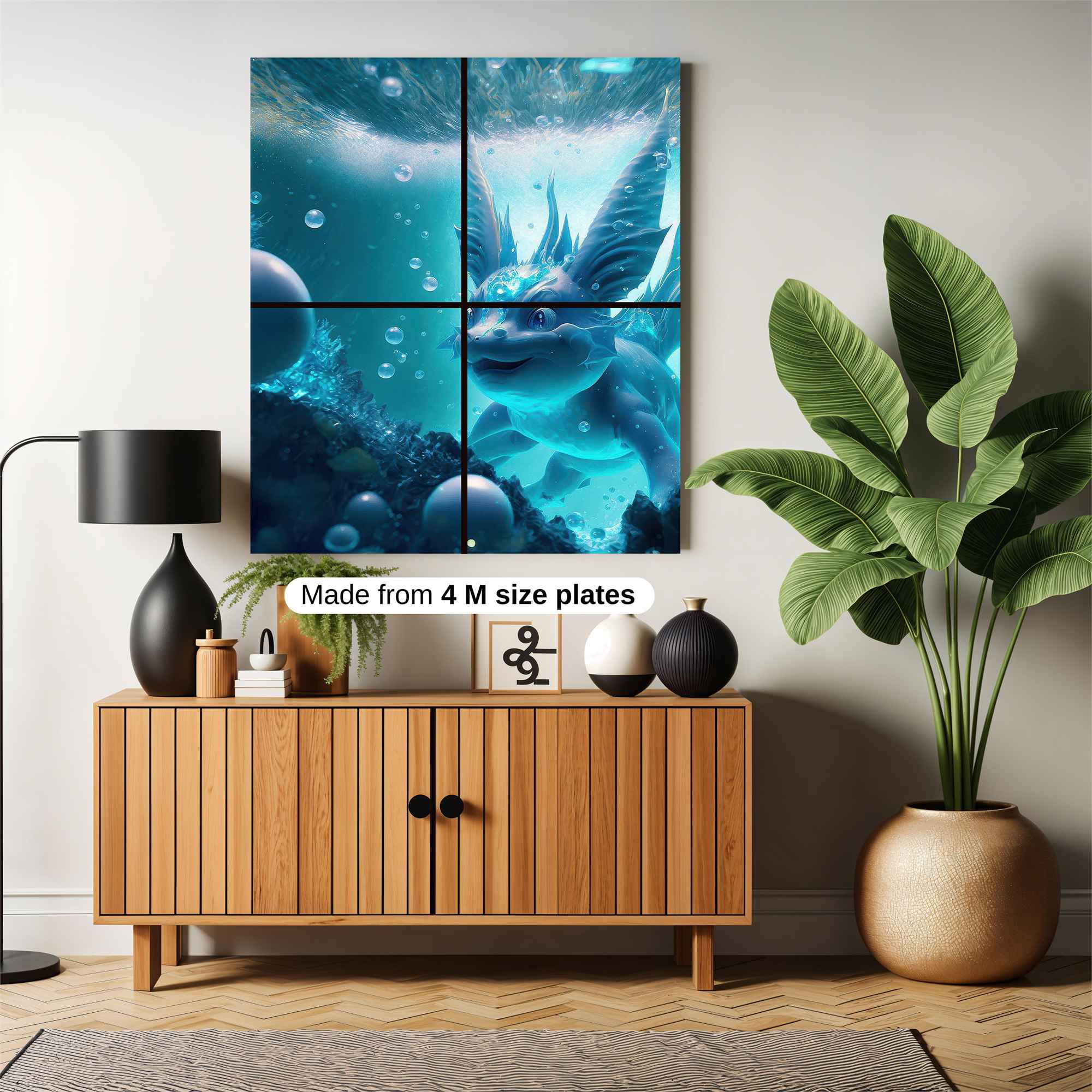 Vaporeon Serene Safe Wall Magnetic / M