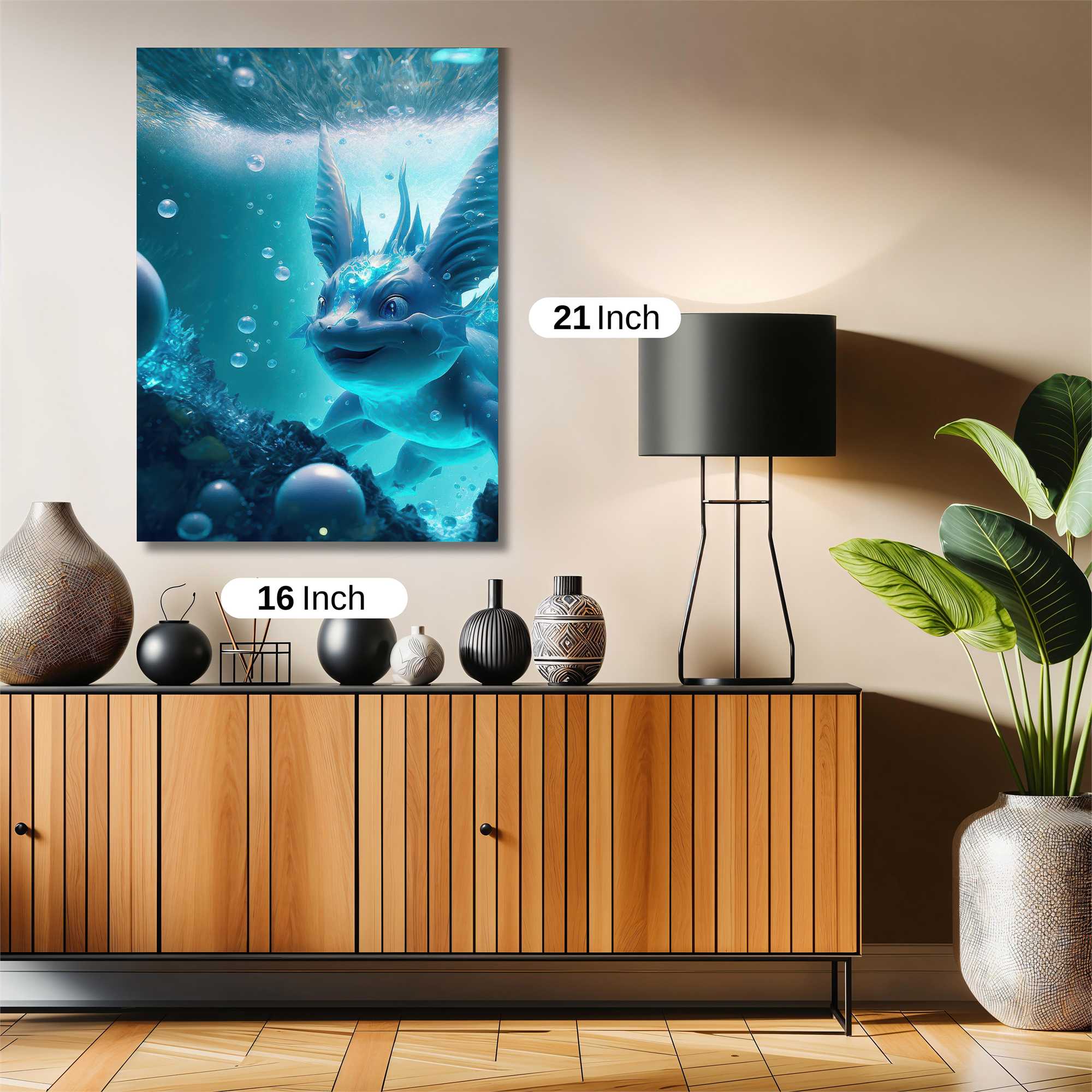 Vaporeon Serene Safe Wall Magnetic / M