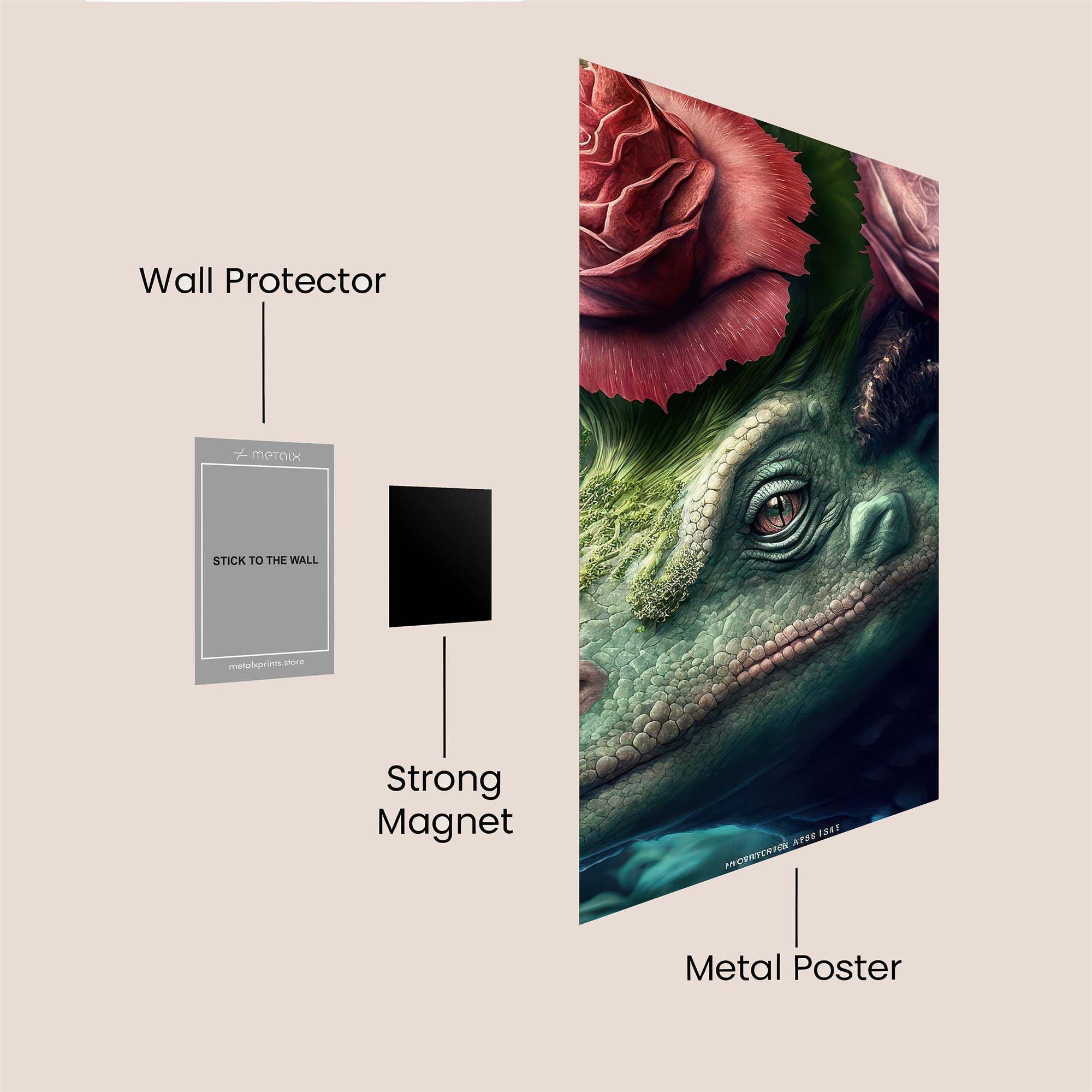 Dragon Serenity Safe Wall Magnetic / M