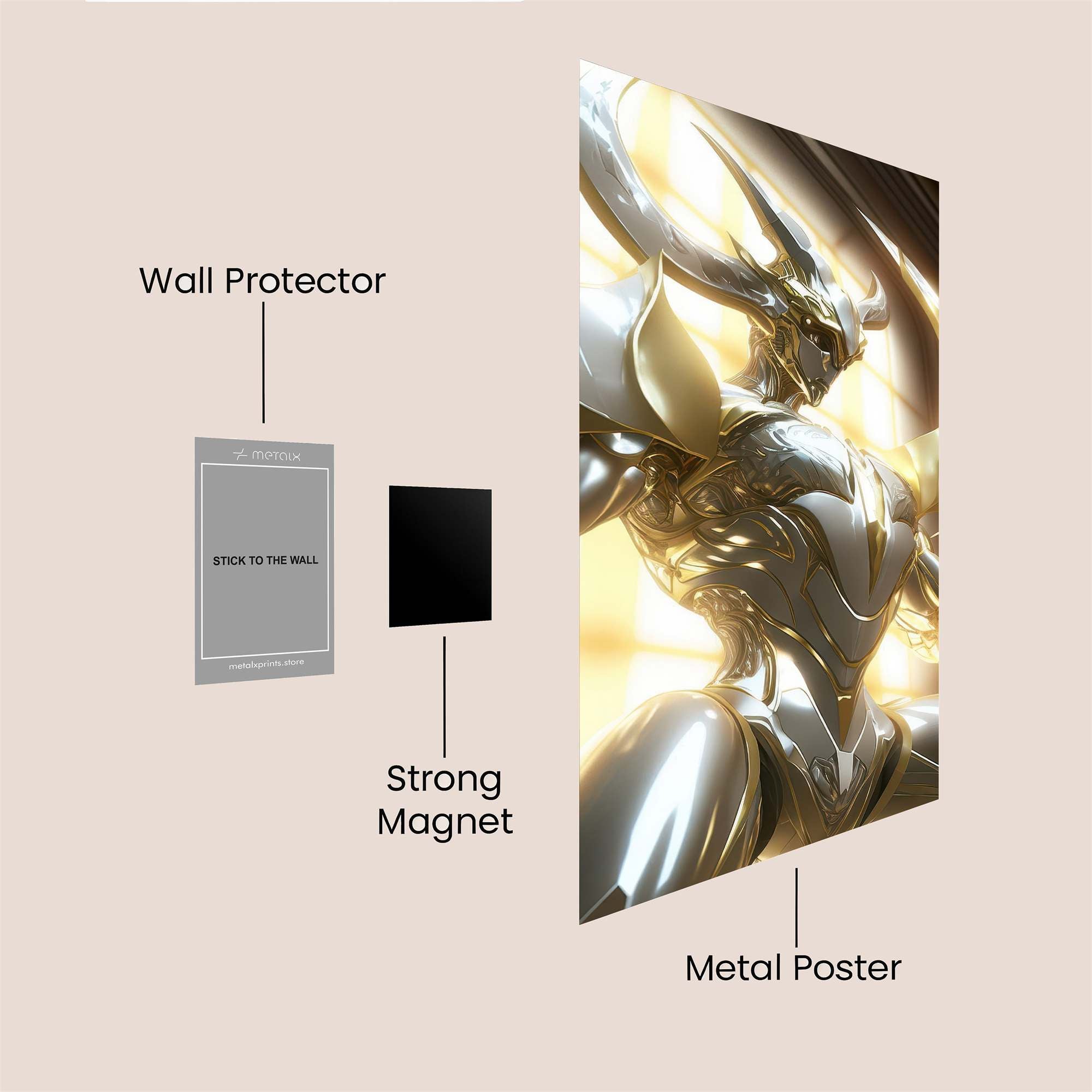 Omega Radiant Safe Wall Magnetic / M