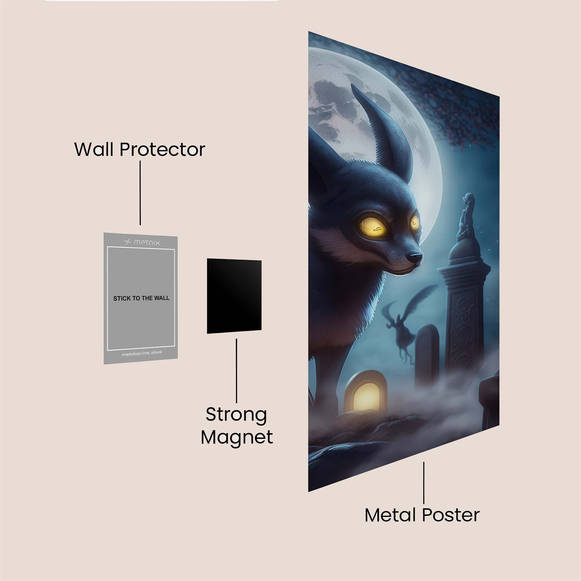 Fennec Phantom Safe Wall Magnetic / M