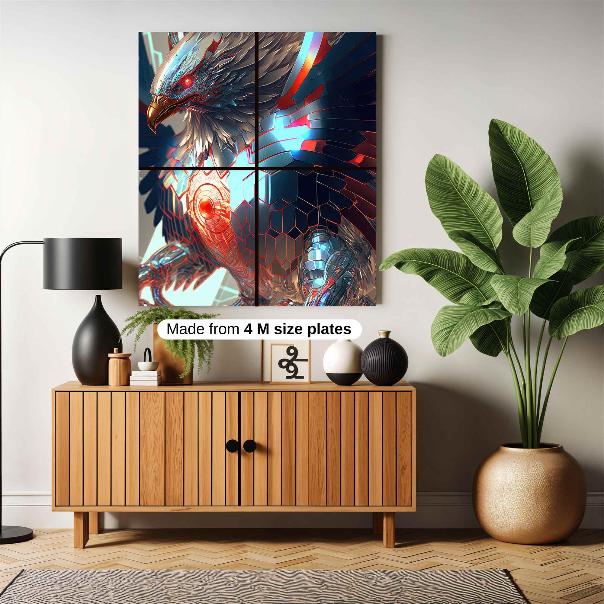 Phoenix Futuristic Safe Wall Magnetic / M