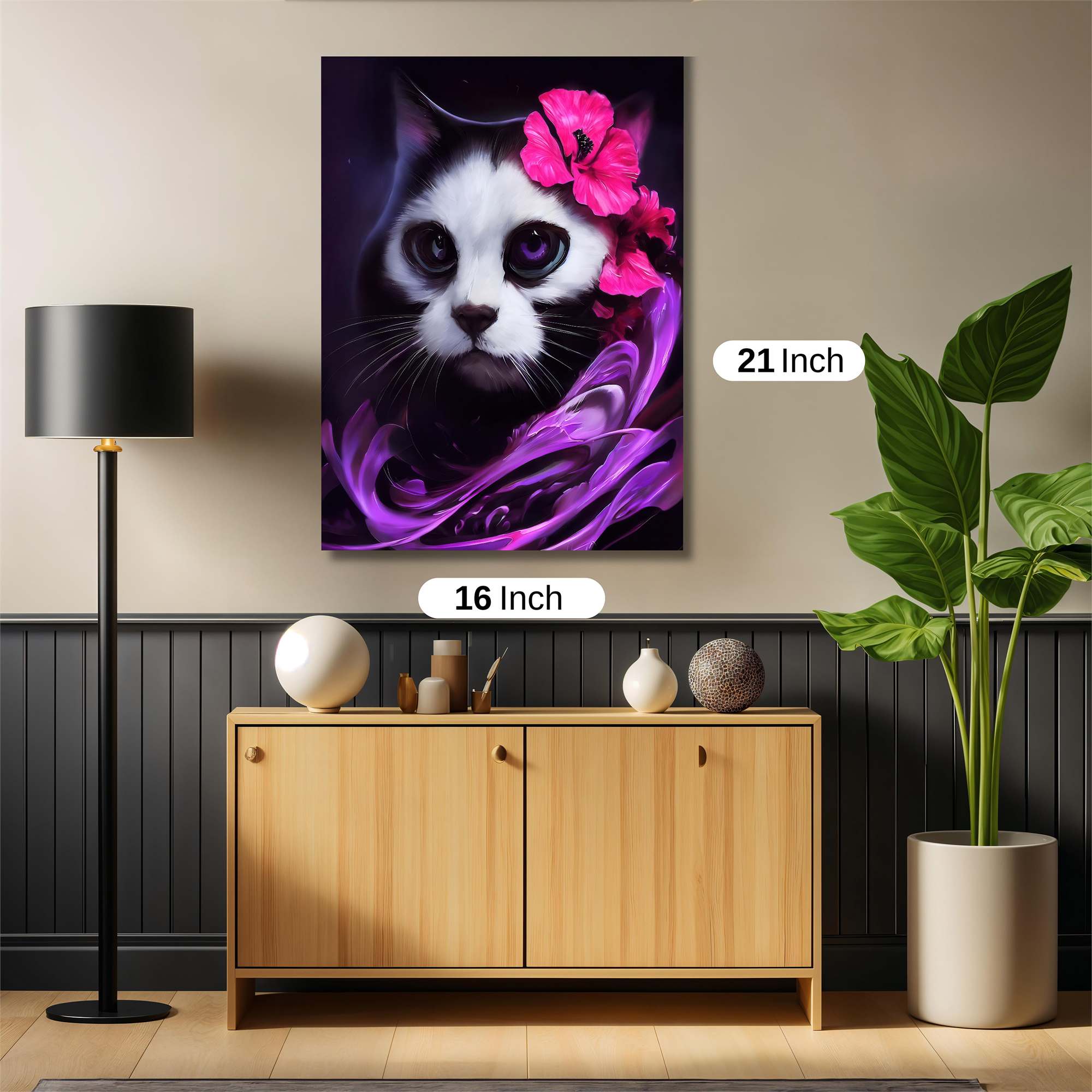 Feline Enigma Safe Wall Magnetic / M