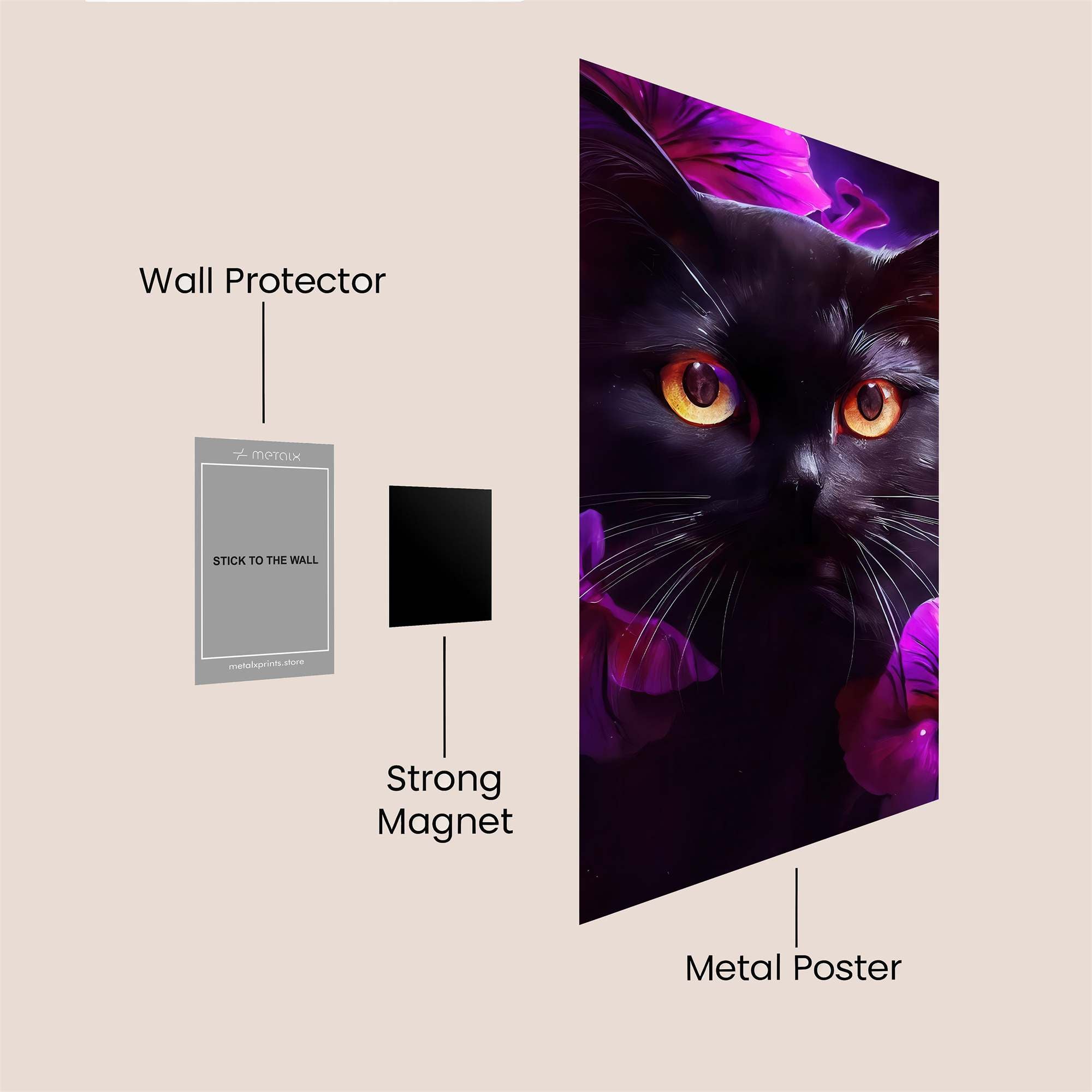 Mystic Bloom Safe Wall Magnetic / M