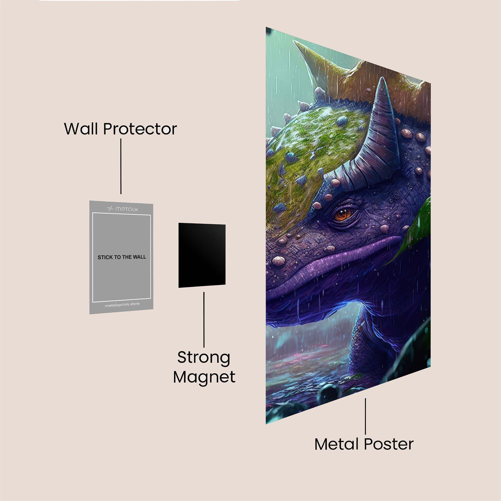 Ninetales Enigmatic Safe Wall Magnetic / M