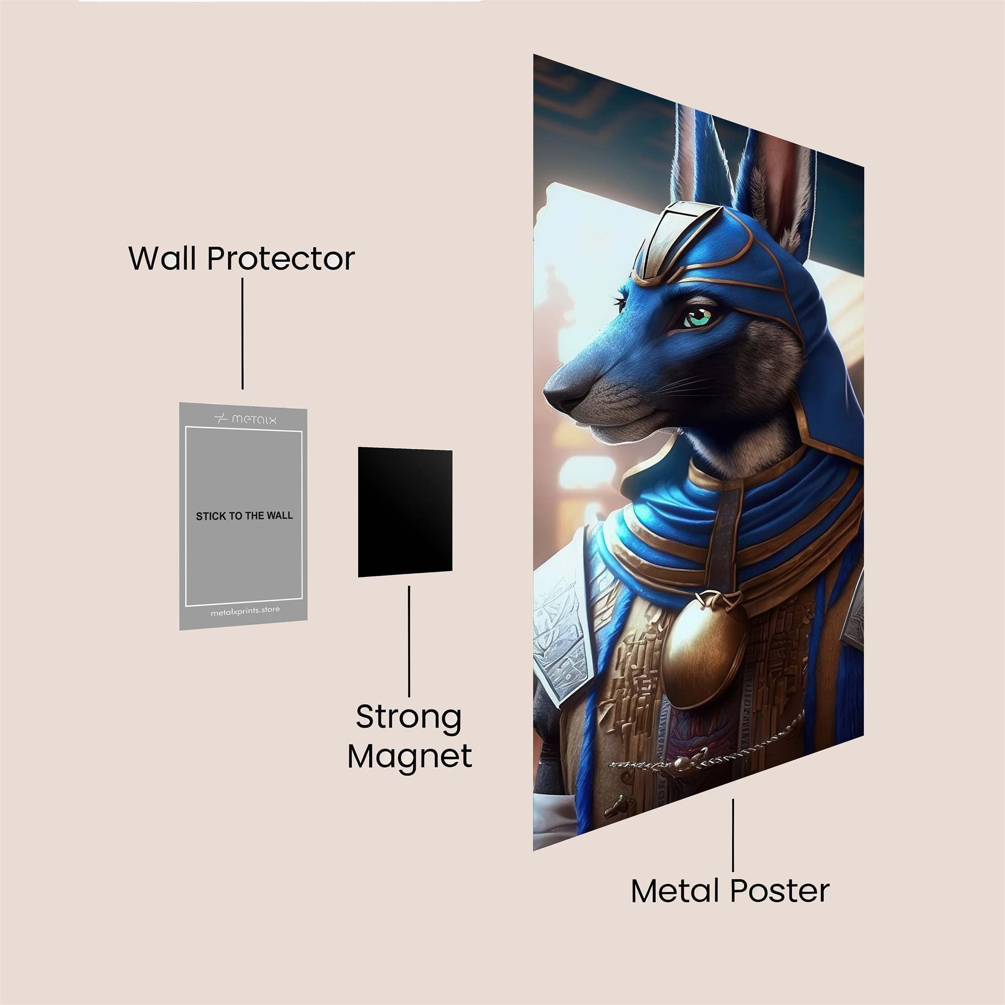 Anubis Enigmatic Safe Wall Magnetic / M