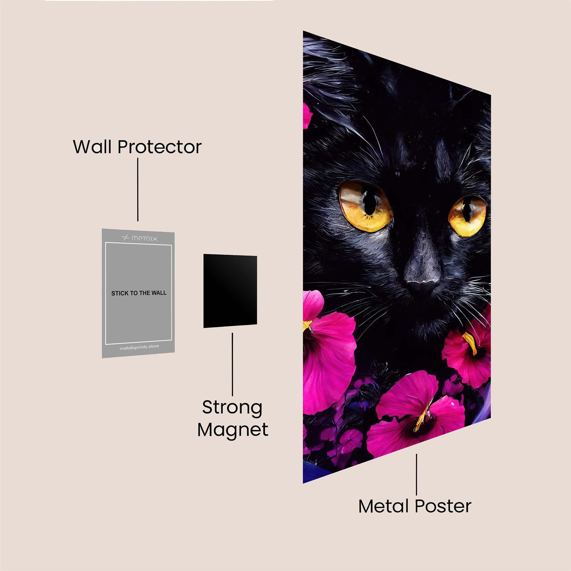 Mystic Bloom Safe Wall Magnetic / M