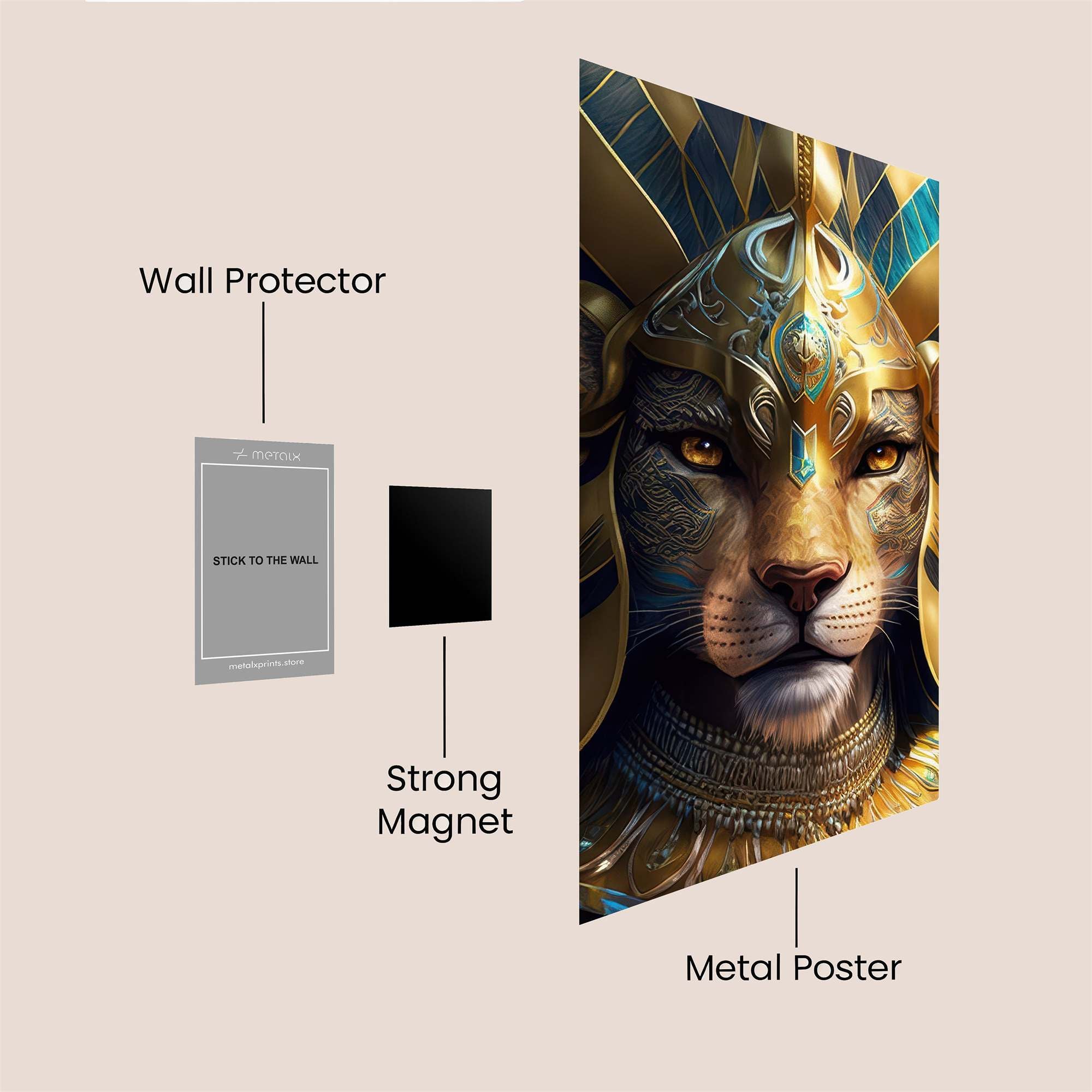 Sekhmet Regal Safe Wall Magnetic / M