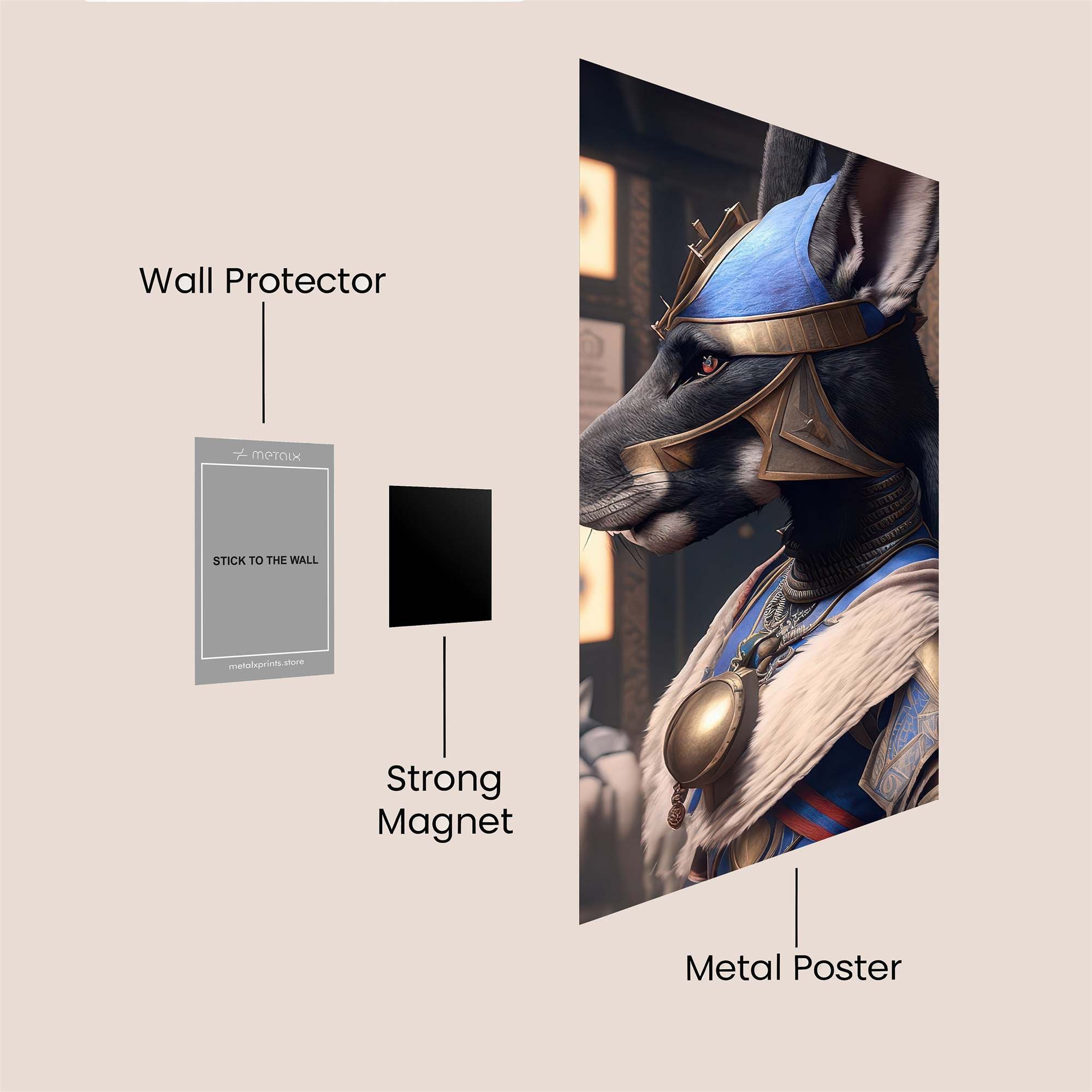 Anubis Regal Safe Wall Magnetic / M