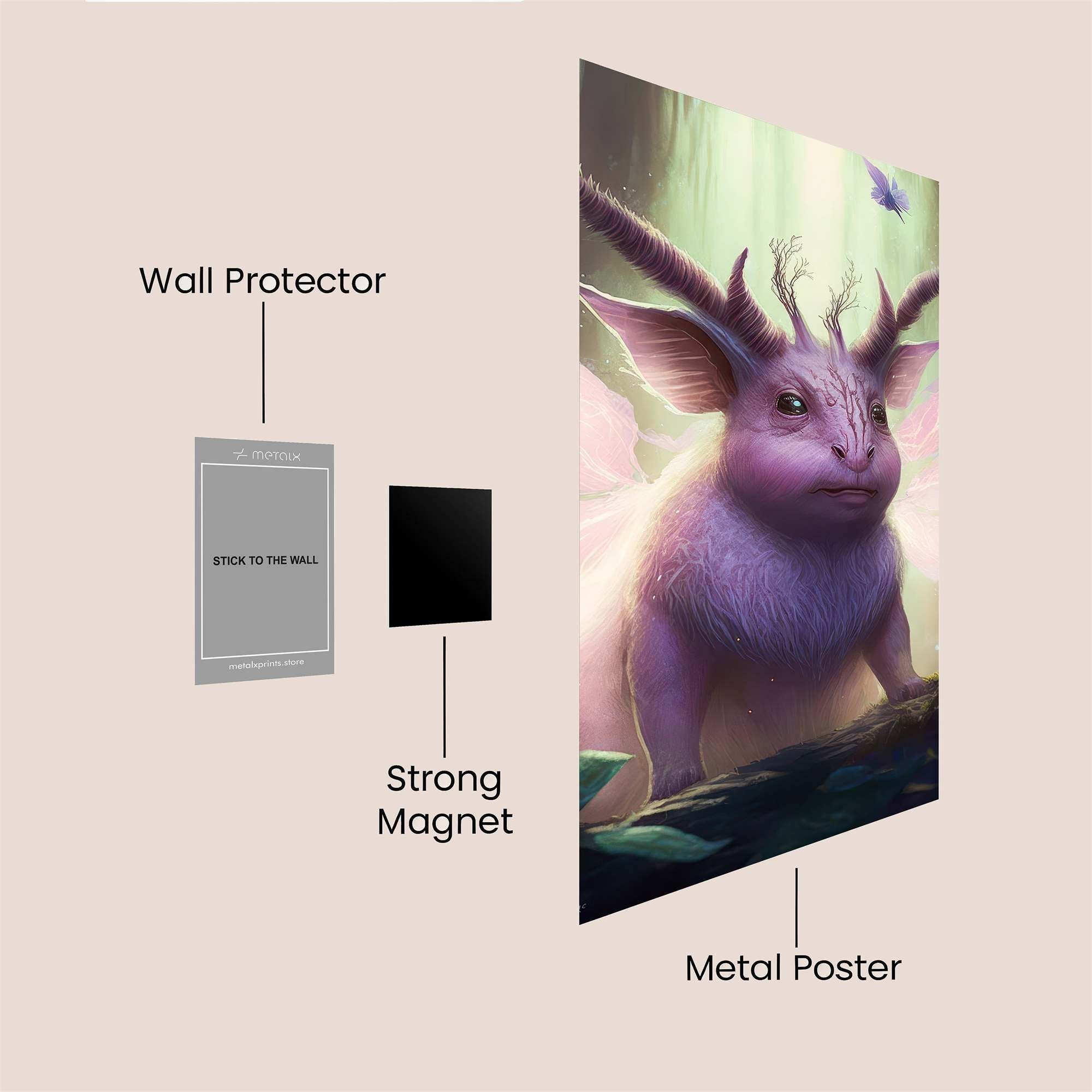 FairyWhimsy Safe Wall Magnetic / M