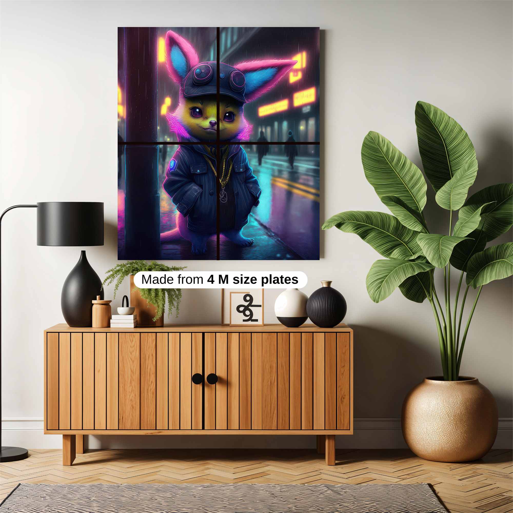 Pikachu Punk Safe Wall Magnetic / M