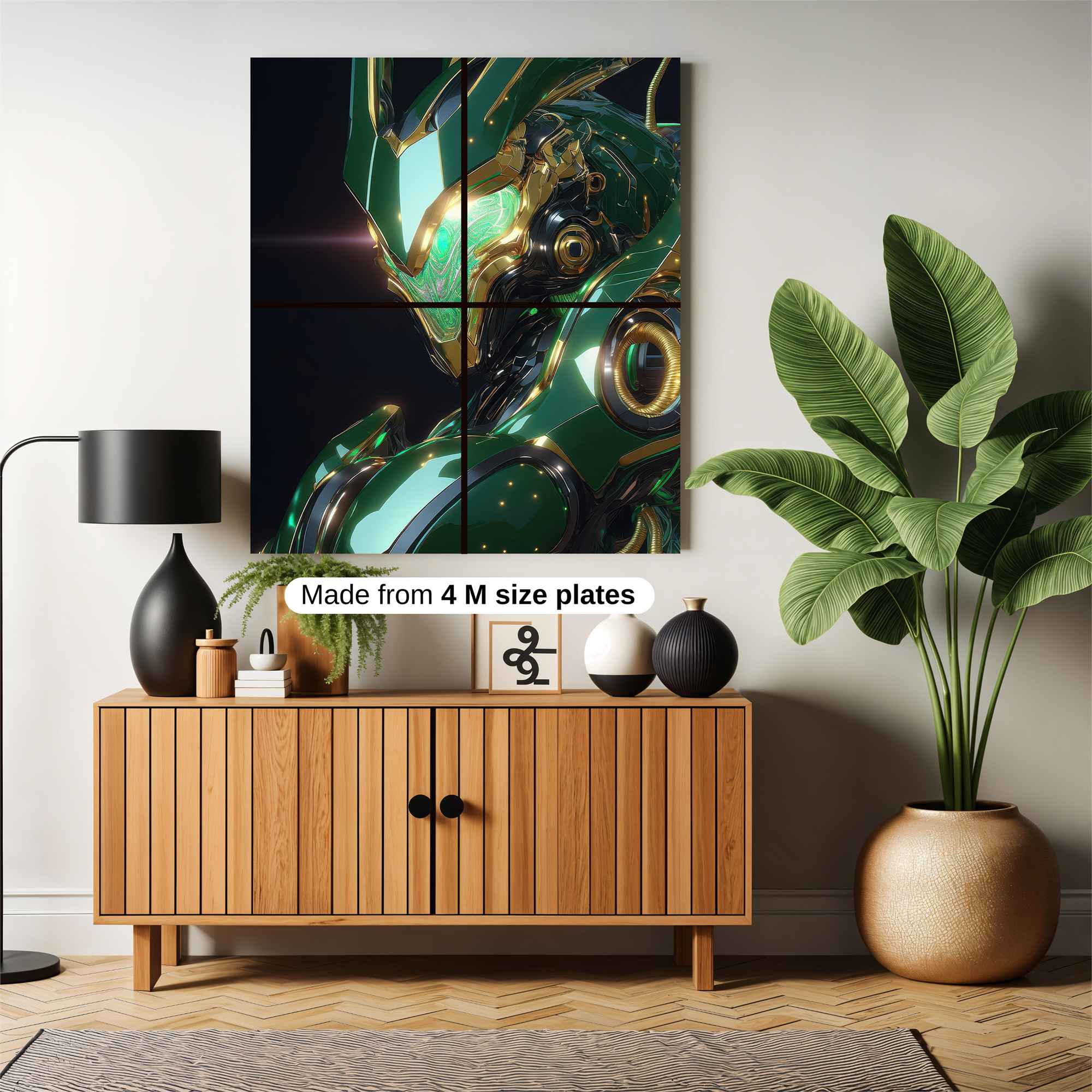 Neon Samurai Safe Wall Magnetic / M