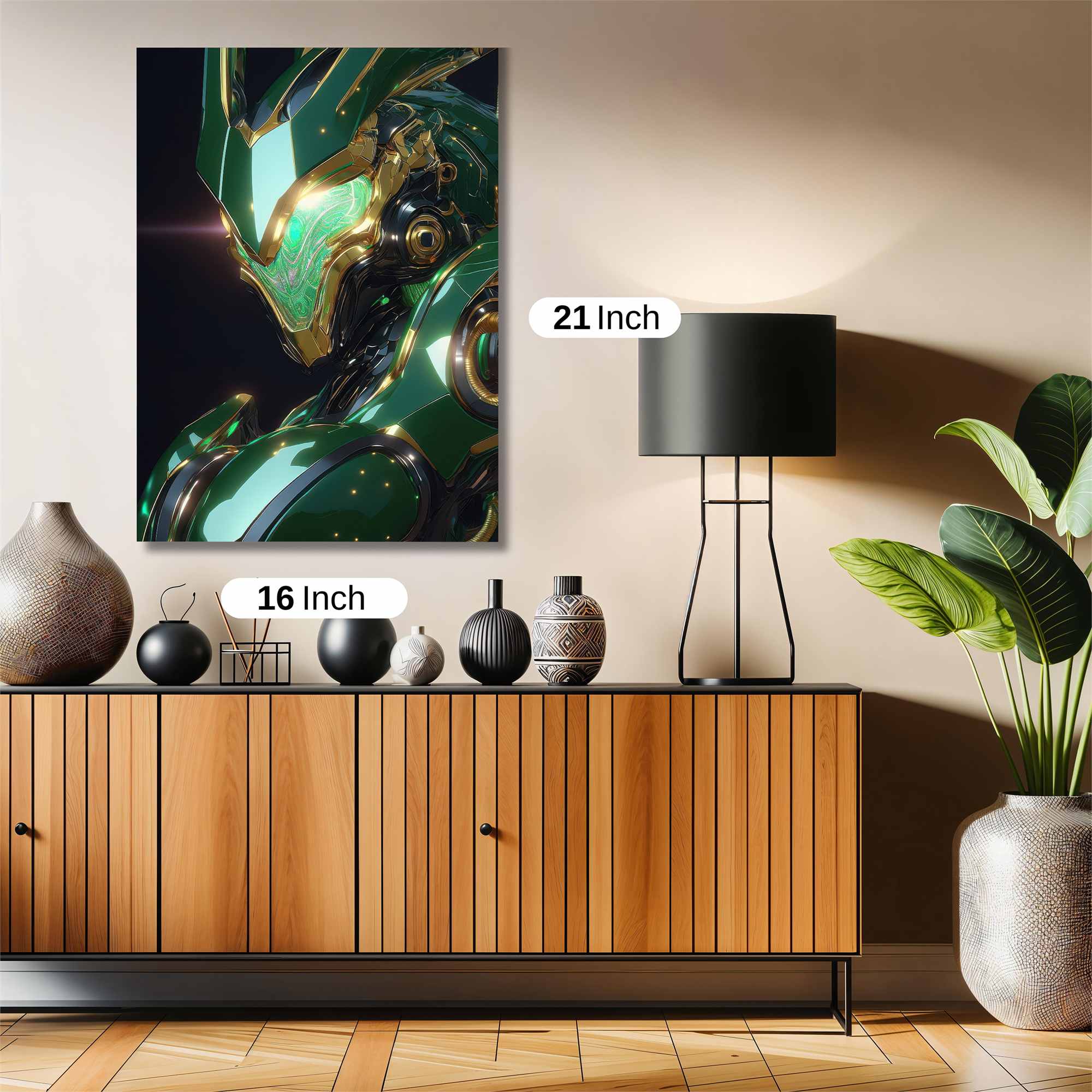 Neon Samurai Safe Wall Magnetic / M