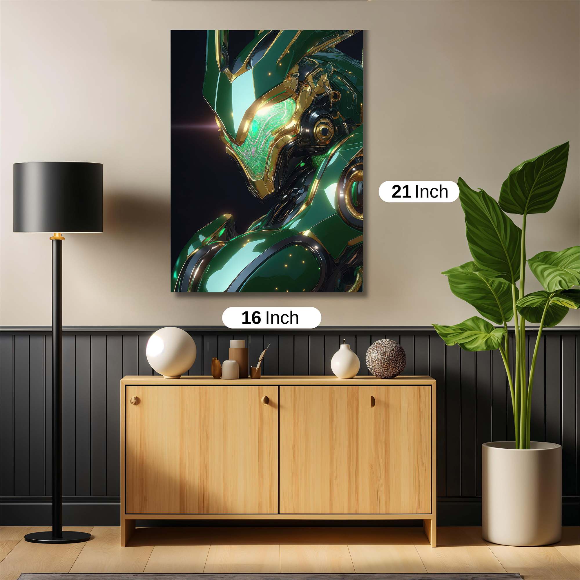 Neon Samurai Safe Wall Magnetic / M