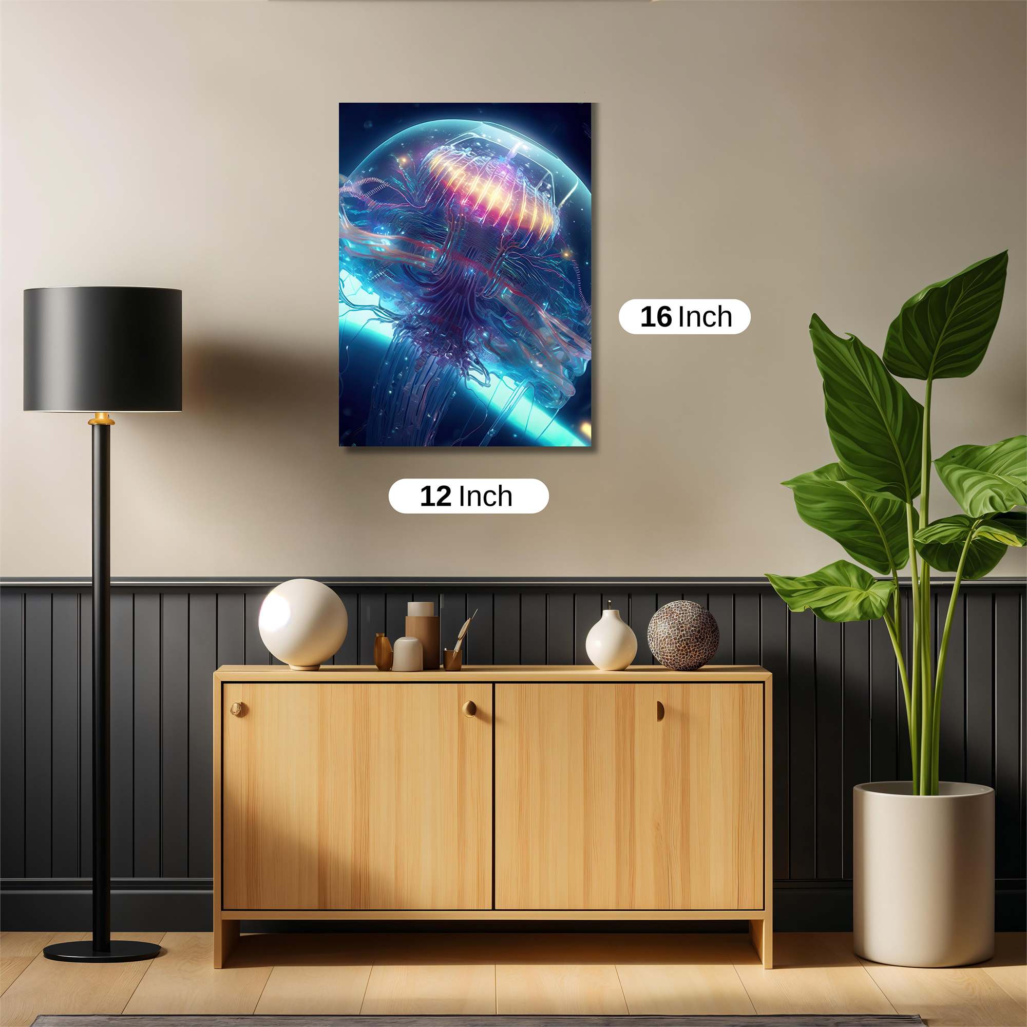 Jellyfish Radiance Safe Wall Magnetic / M