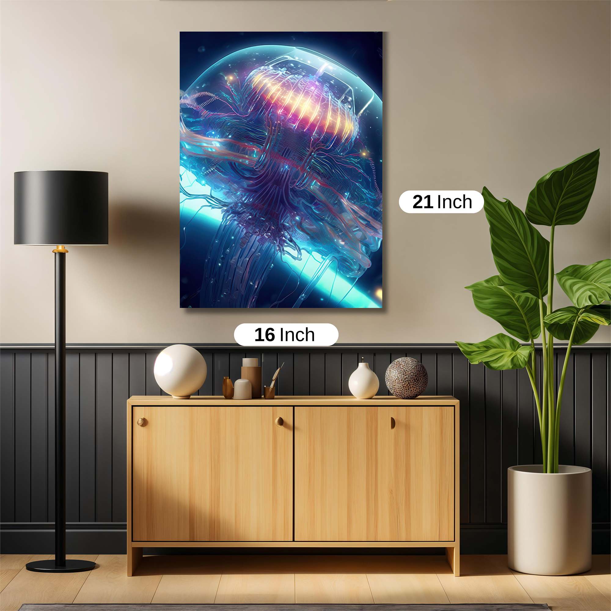Jellyfish Radiance Safe Wall Magnetic / M