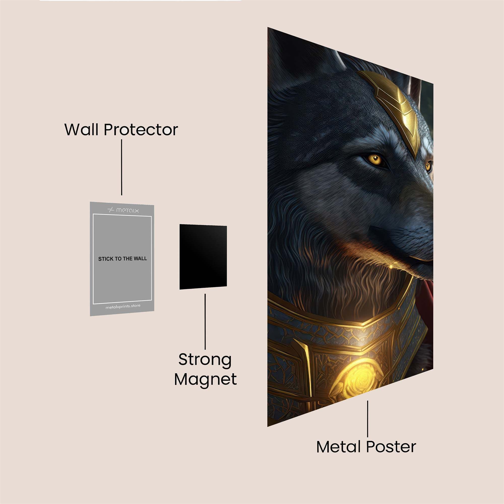 Anubis Regal Safe Wall Magnetic / M