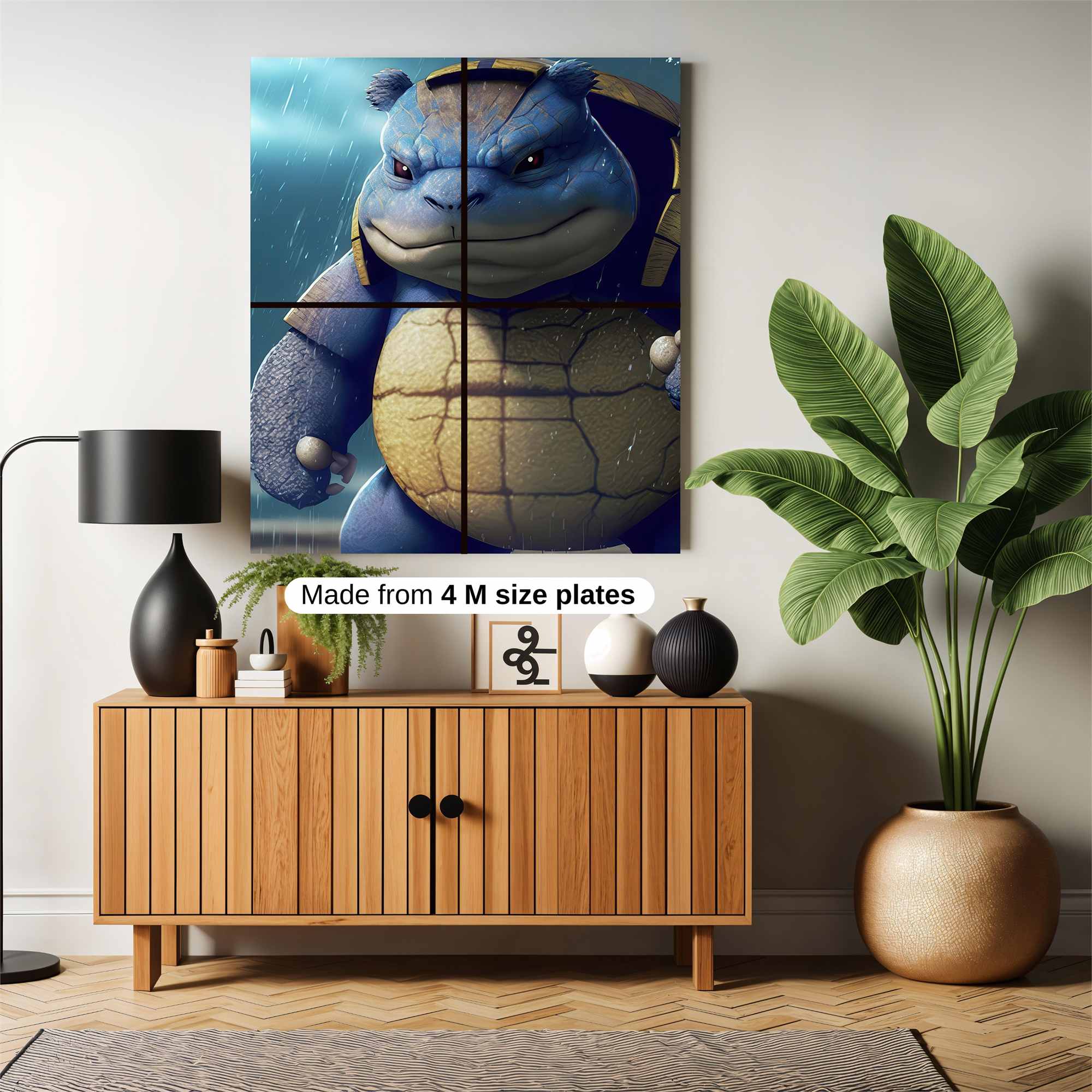 Blastoise Brooding Safe Wall Magnetic / M
