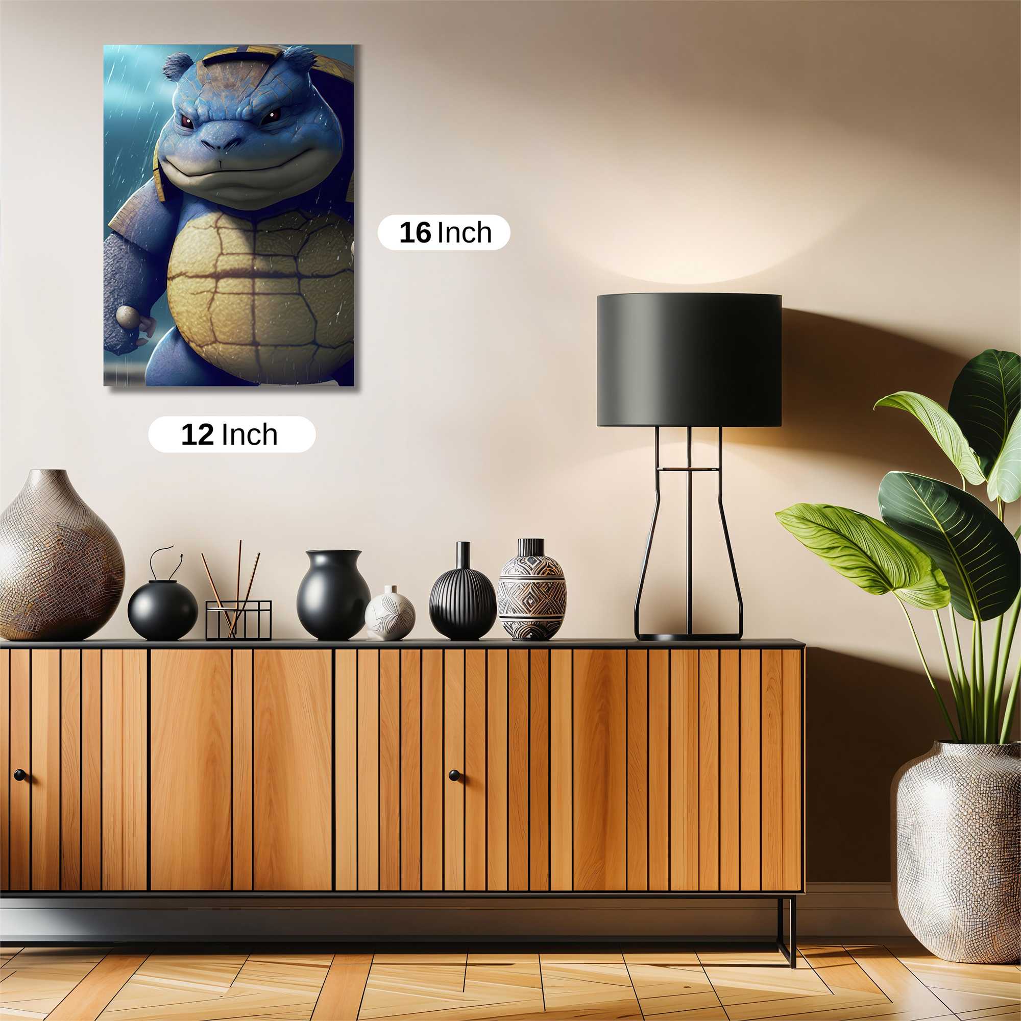 Blastoise Brooding Safe Wall Magnetic / M