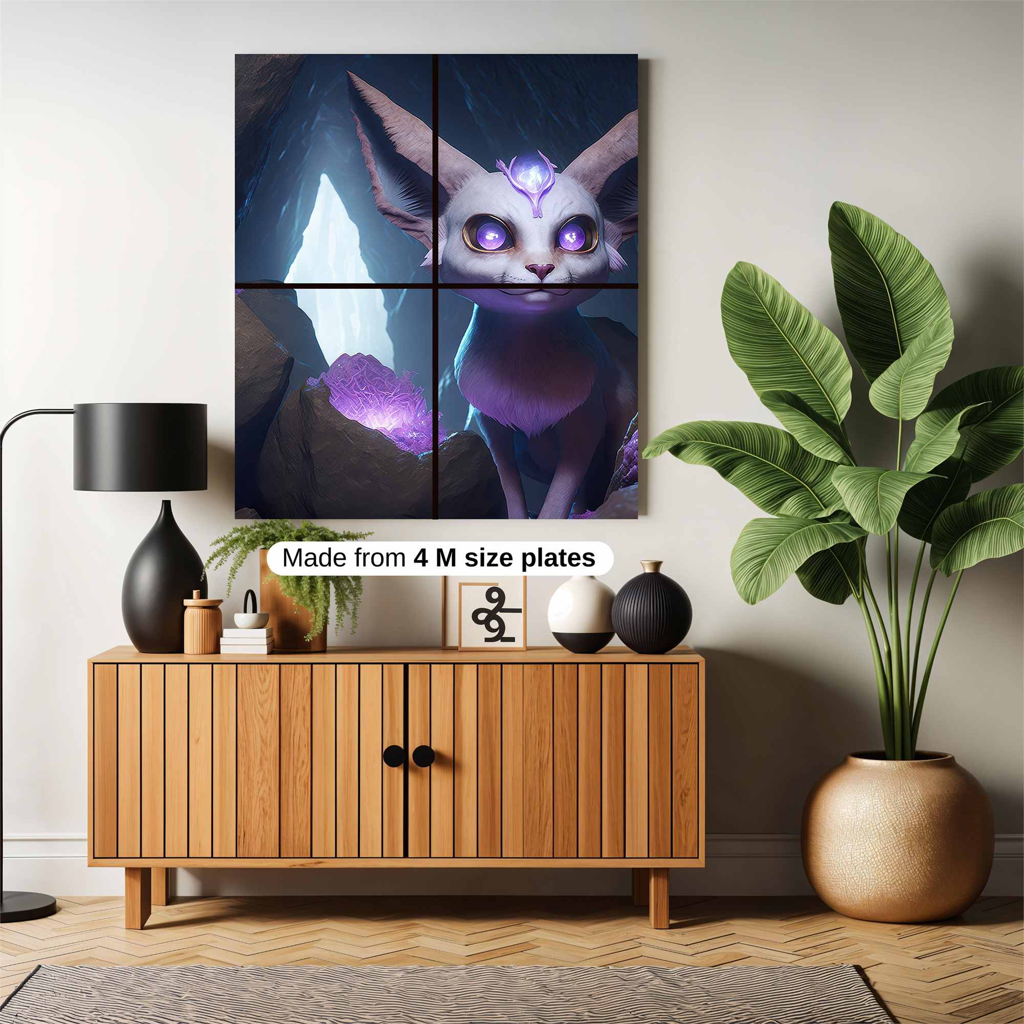 Crystal Whimsy Safe Wall Magnetic / M