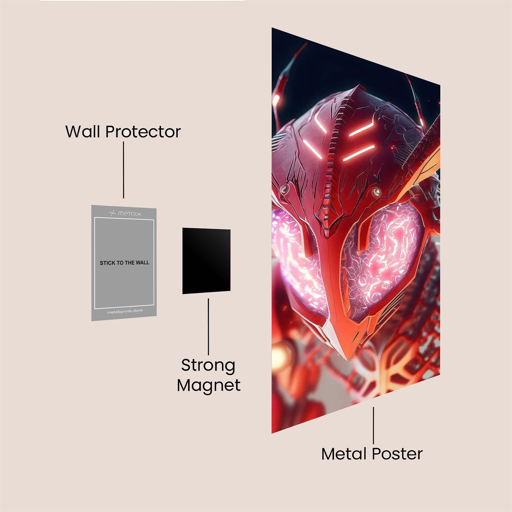 Kamen Rider Safe Wall Magnetic / M