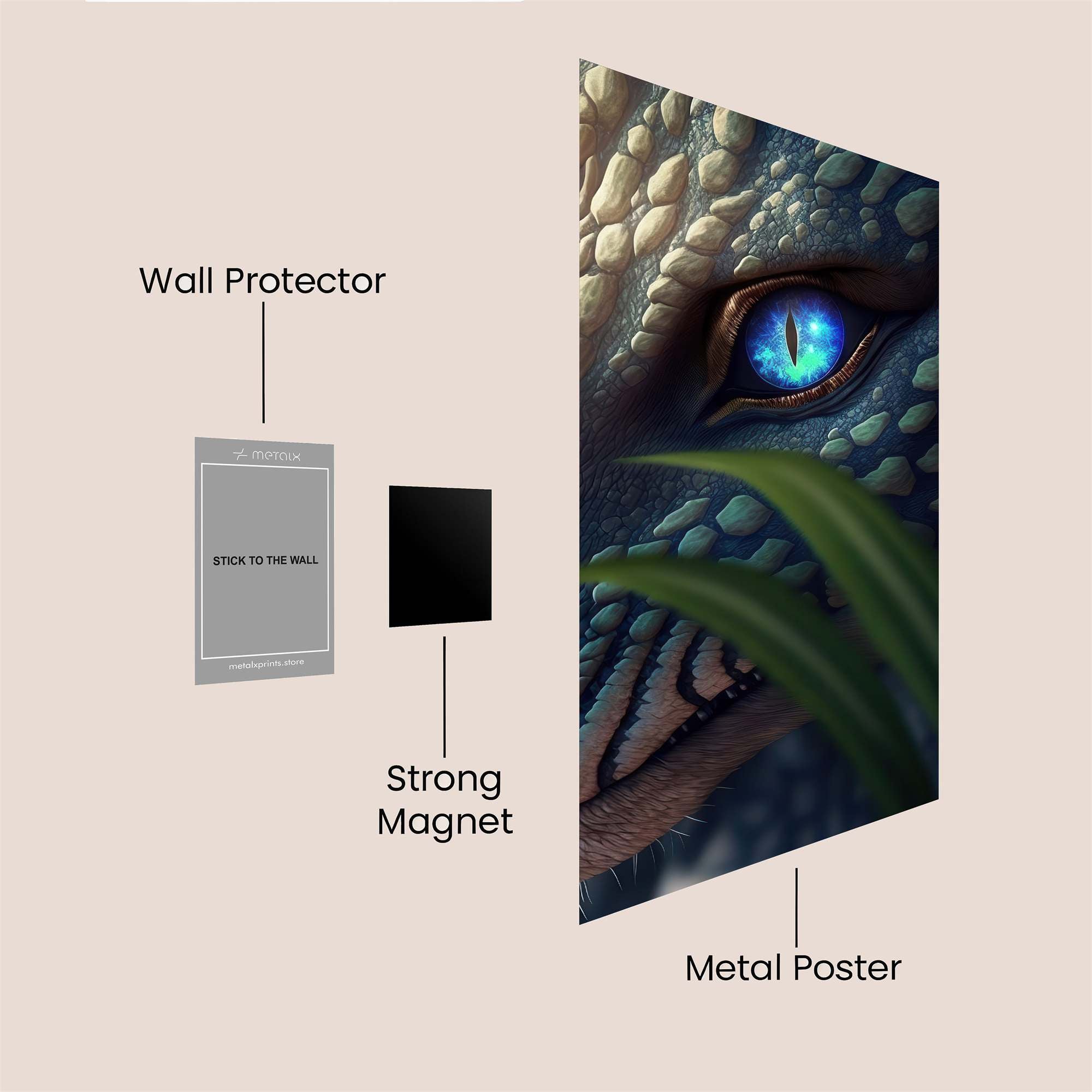 Dragon Serenity Safe Wall Magnetic / M