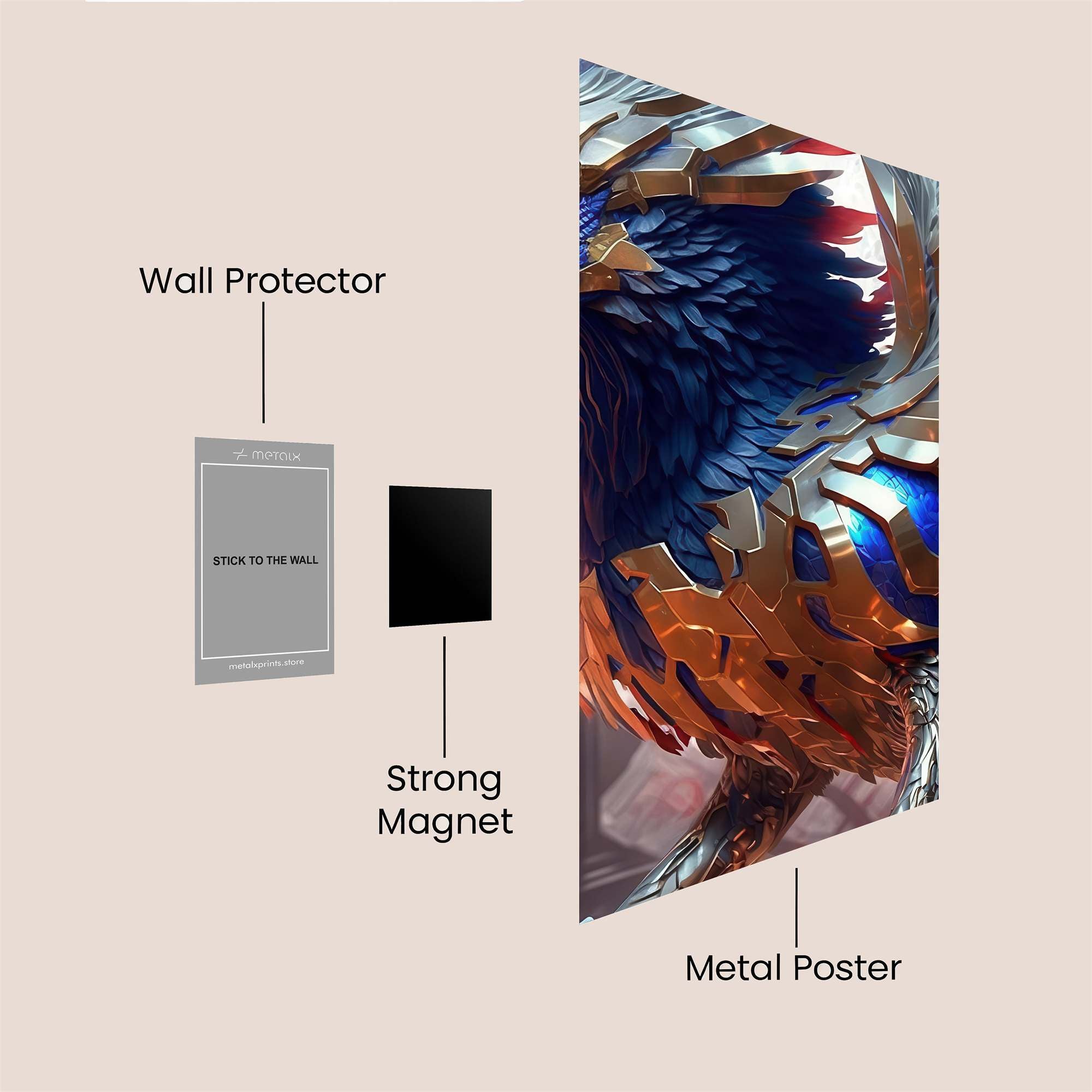 Phoenix Radiant Safe Wall Magnetic / M