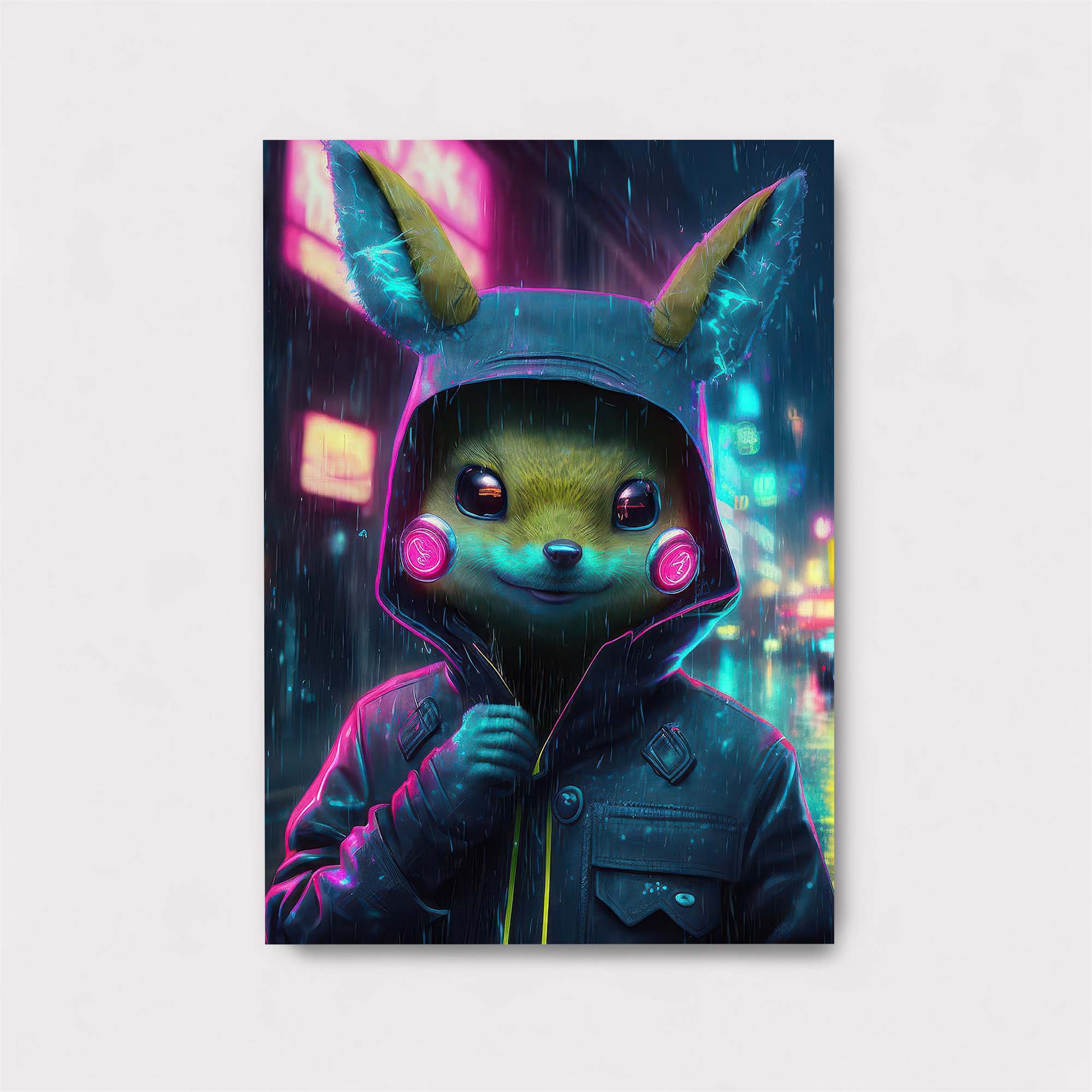 Pikachu Nocturnal Safe Wall Magnetic / M