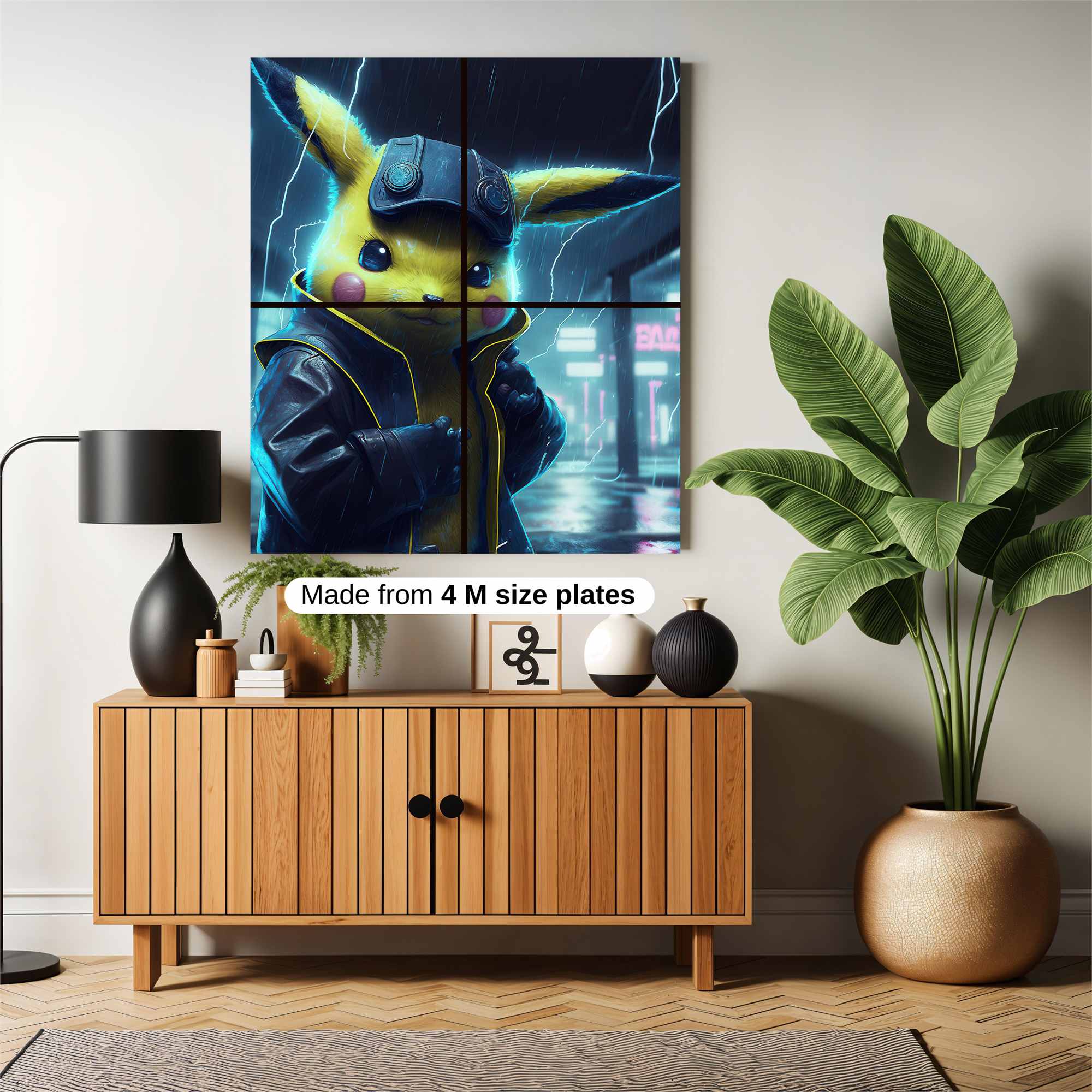 Pikachu Pulse Safe Wall Magnetic / M