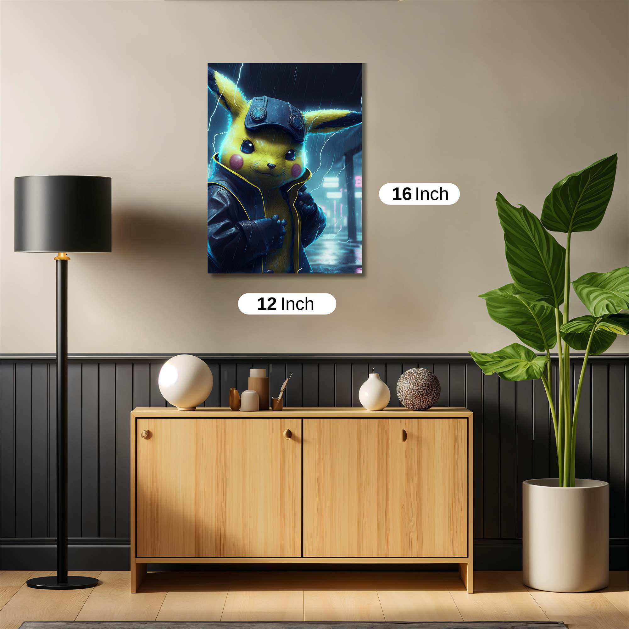 Pikachu Pulse Safe Wall Magnetic / M